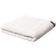 ross handdoek selection met velourslabel (2 stuks) wit