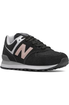 new balance sneakers wl574 "higher leaning pack" met contrastkleurige merkbadge zwart