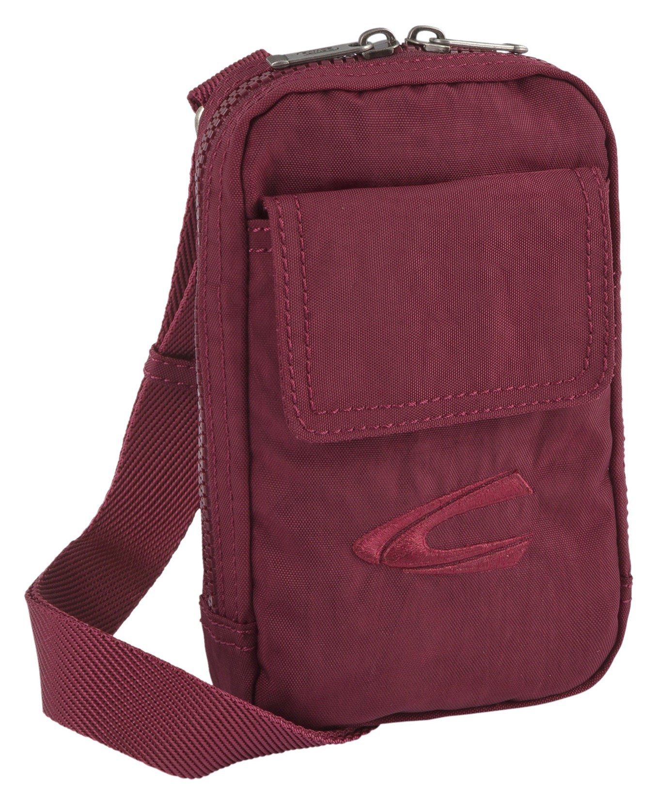 camel active Schoudertas Journey van licht robuust nylon, functioneel perfect voor alle levensomstandigheden heren schoudertassen rood