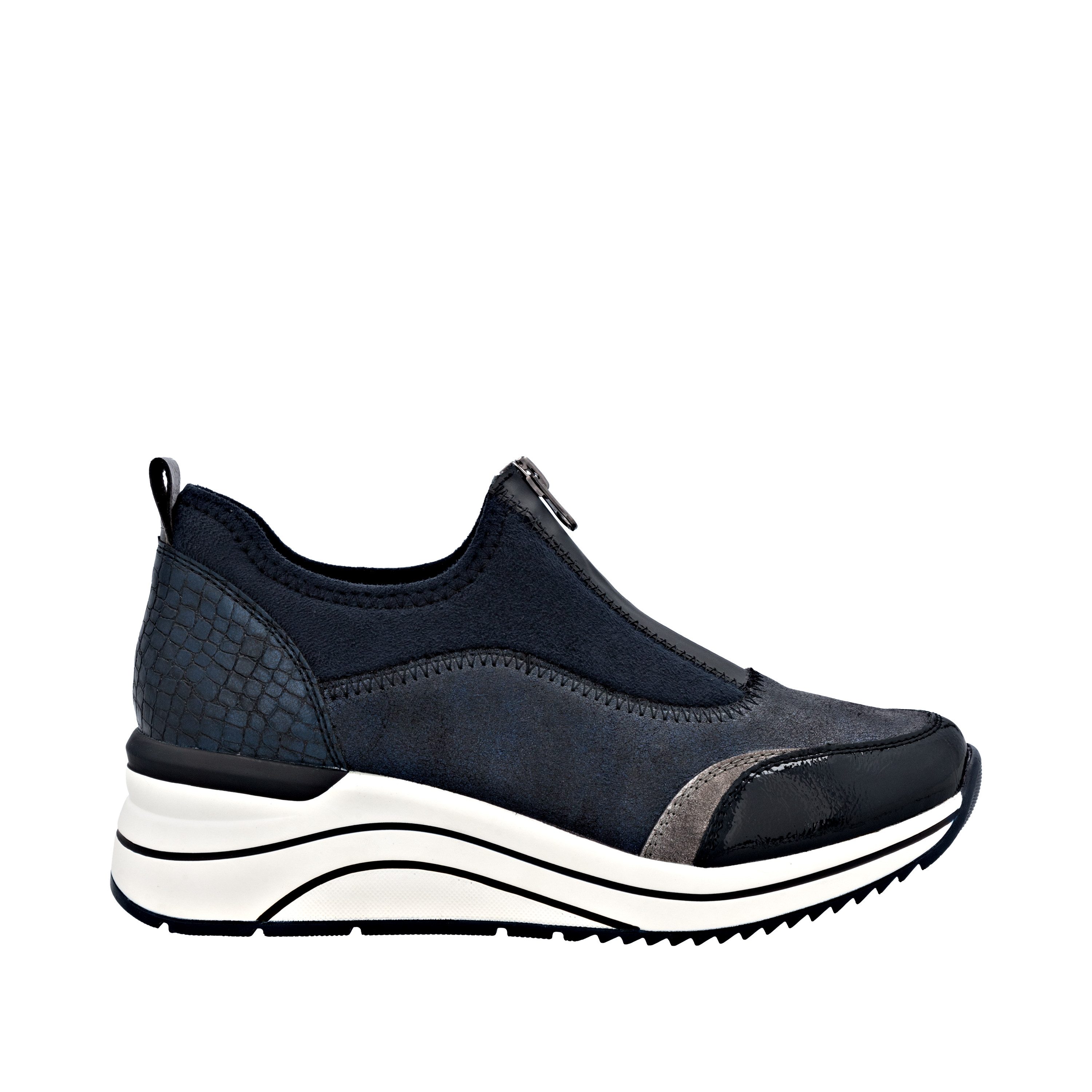 Remonte Slip-on sneakers Elisabeth Hurley-Collection , wedge sneaker, slipper, instapschoen, vrijetijdsschoen, vegan