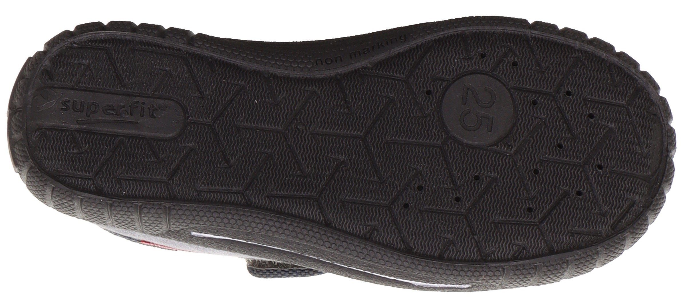 Superfit Pantoffels Bill WMS: middel Kinderschoen met cool motief, maat sjabloon om te downloaden