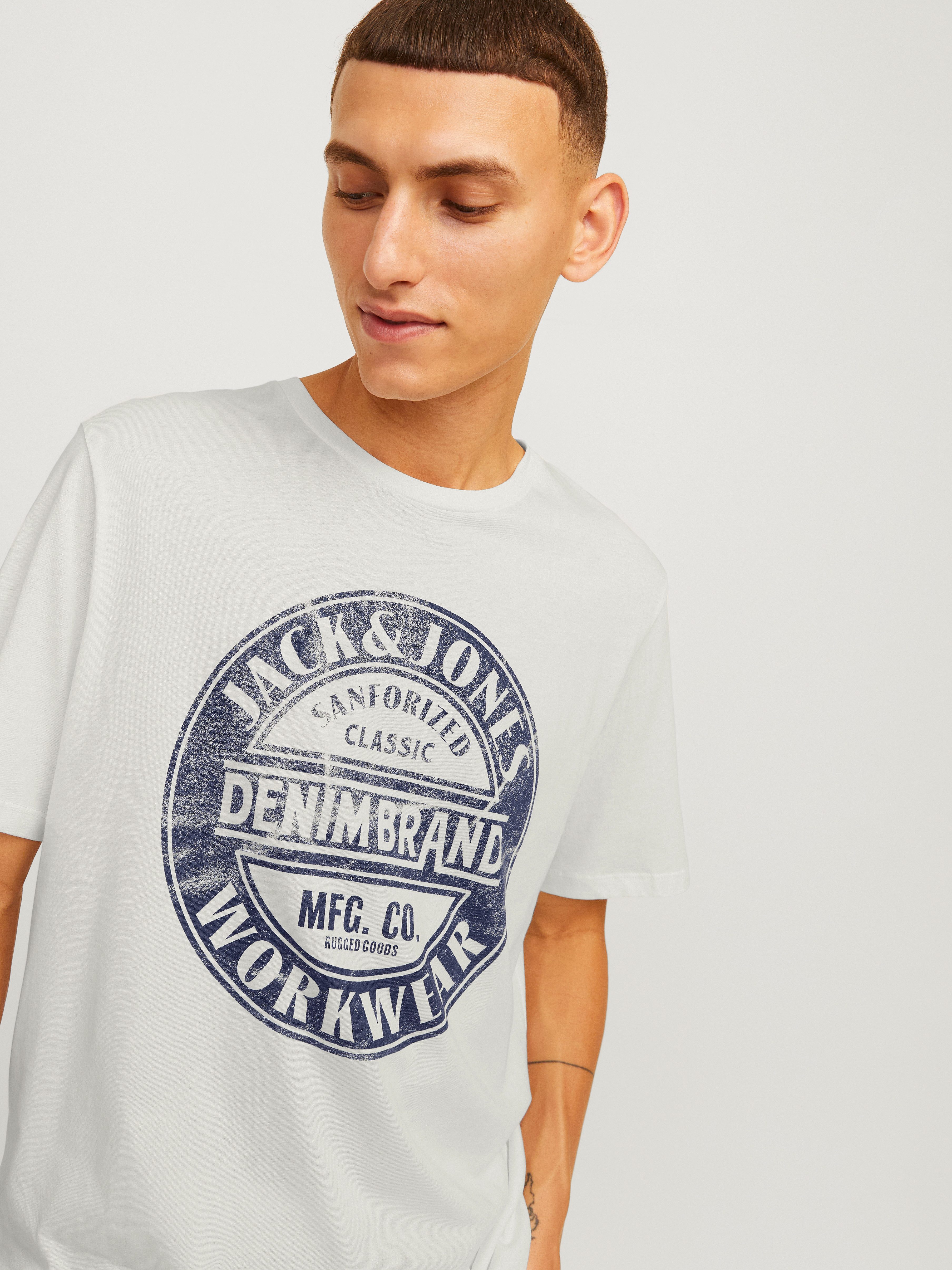 Jack & Jones Shirt met ronde hals JJJEANS TEE SS O-NECK