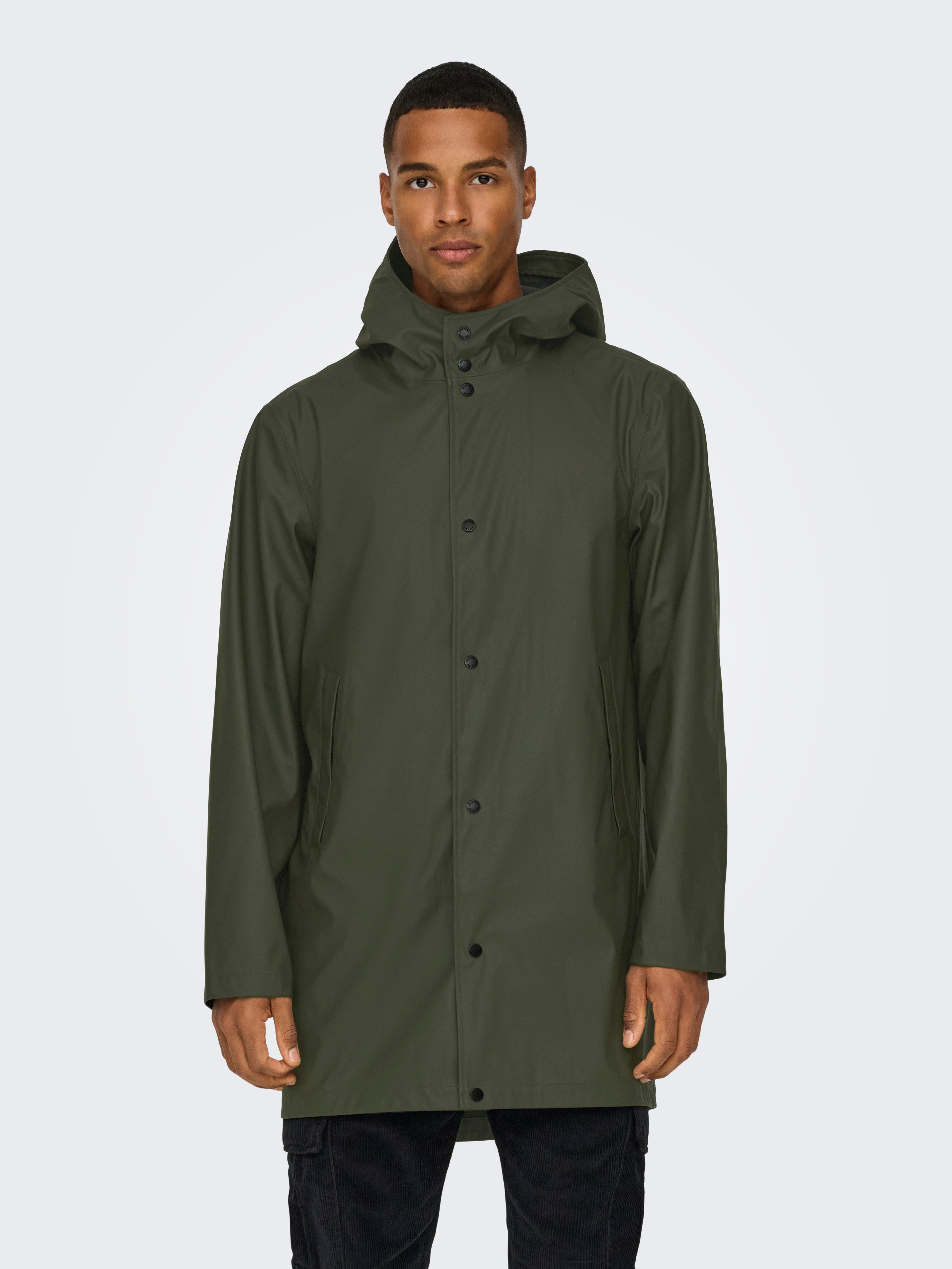 ONLY & SONS Regenjas ONSLUCA RAIN COAT OTW