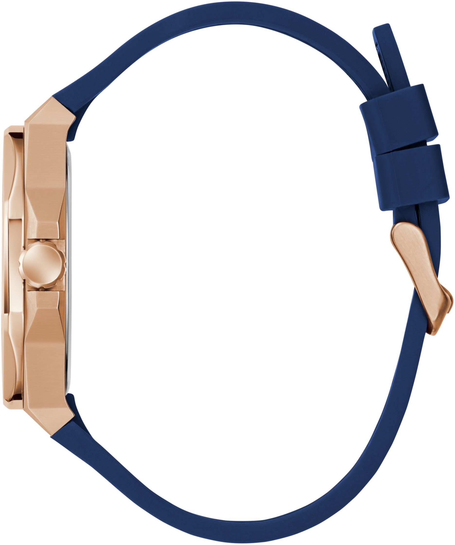 Guess Kwartshorloge EMPEROR Polshorloge, herenhorloge, siliconen band, cadeau-idee, analoog