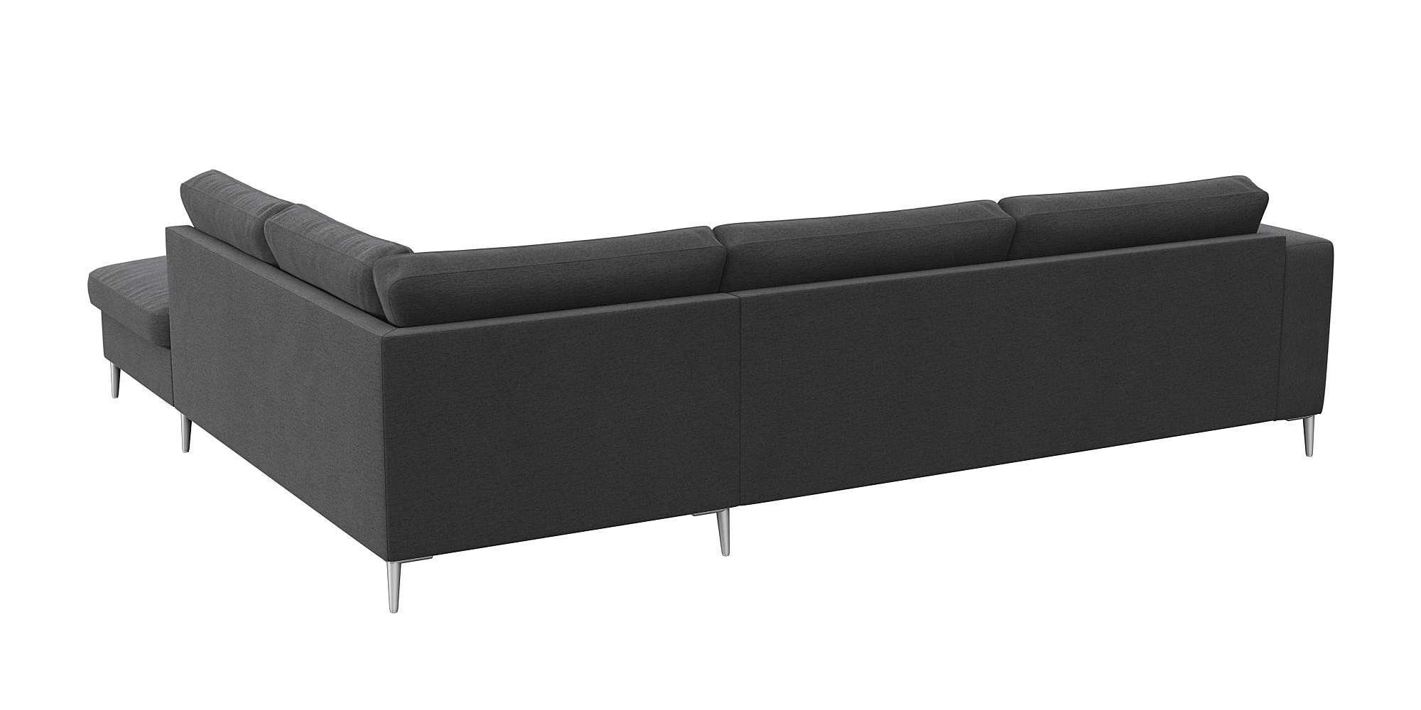 FLEXLUX Hoekbank Fiore, super zitcomfort door koudschuim in de zitting, L-vorm