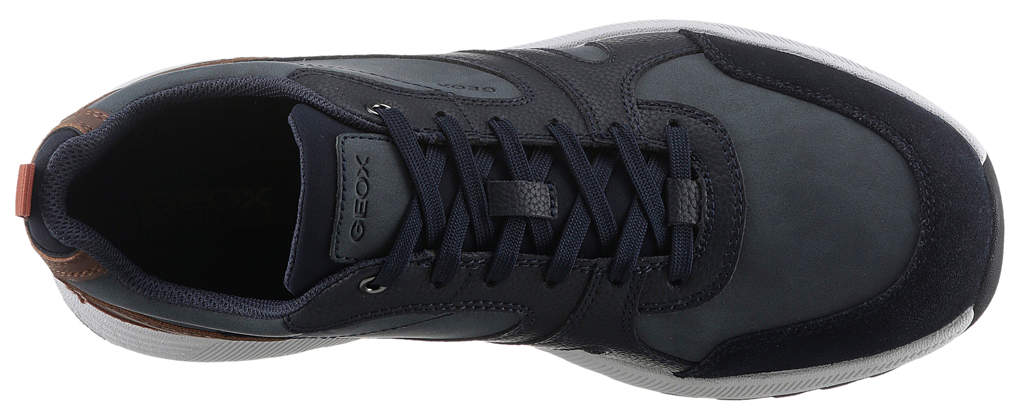 Geox Sneakers U MOLVENO A Vrijetijdsschoen, lage schoen, veterschoen met plateauzool