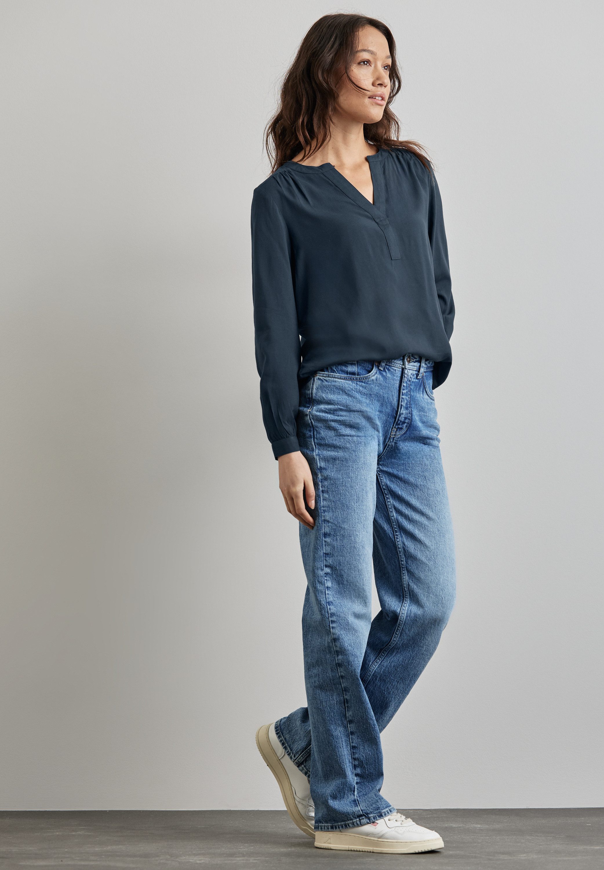 STREET ONE Blouse met lange mouwen in tuniekstijl