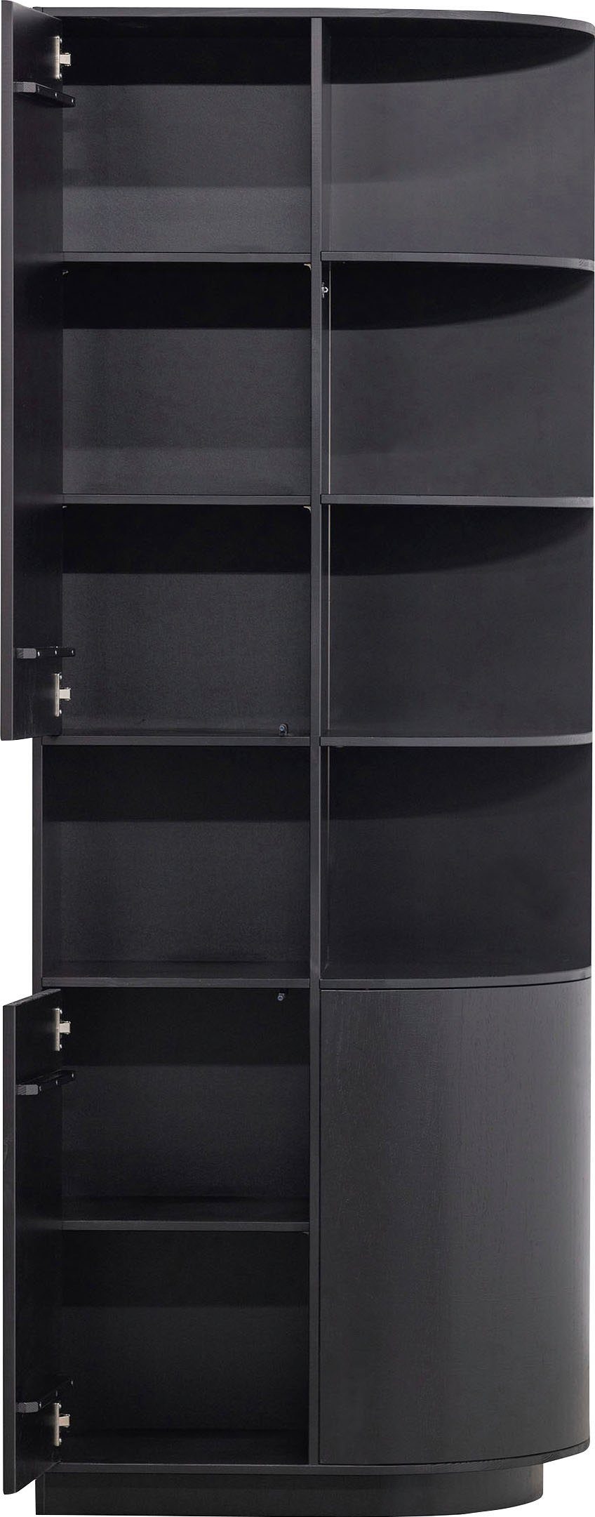 WOOOD Vitrinekast Finca met modern push-to-open systeem, breedte 78 cm