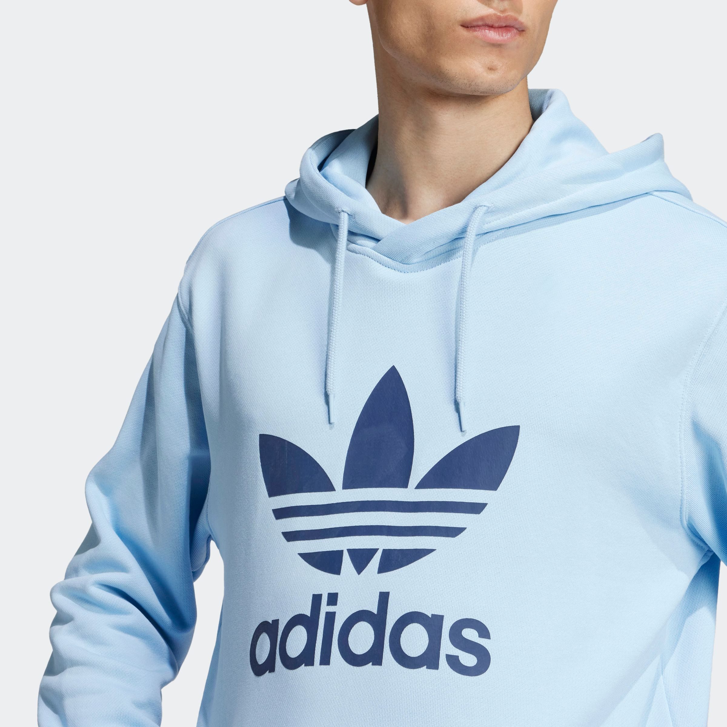 adidas Originals Hoodie TREFOIL HOODY Hoodie, sweatshirt met grote logo-opdruk