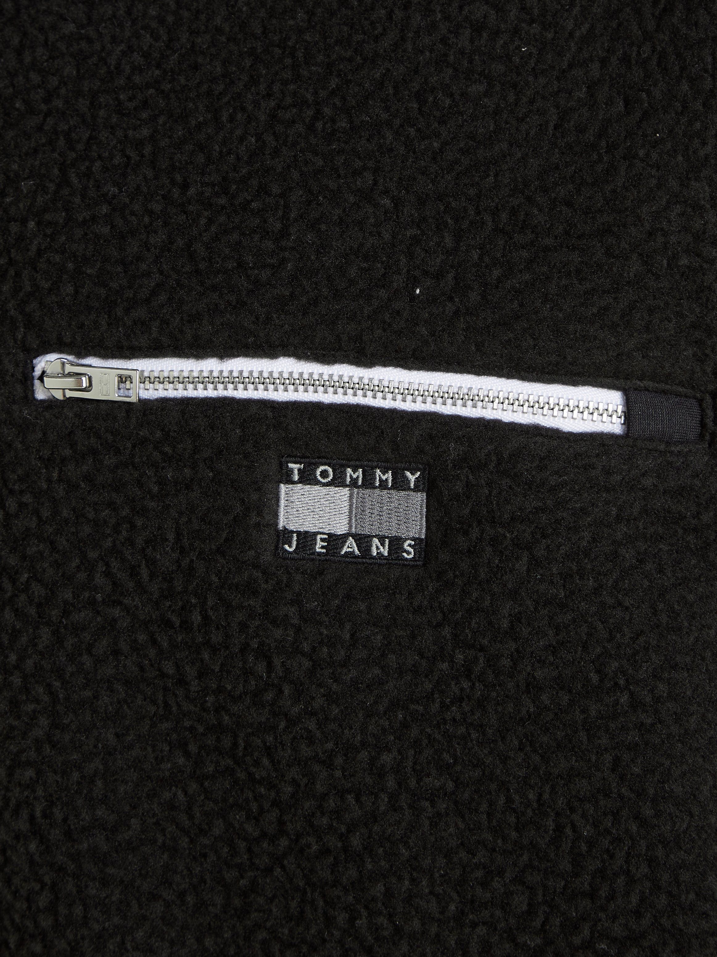 TOMMY JEANS Fleecetrui TJM OVZ TONAL 1/2 ZIP SHERPA