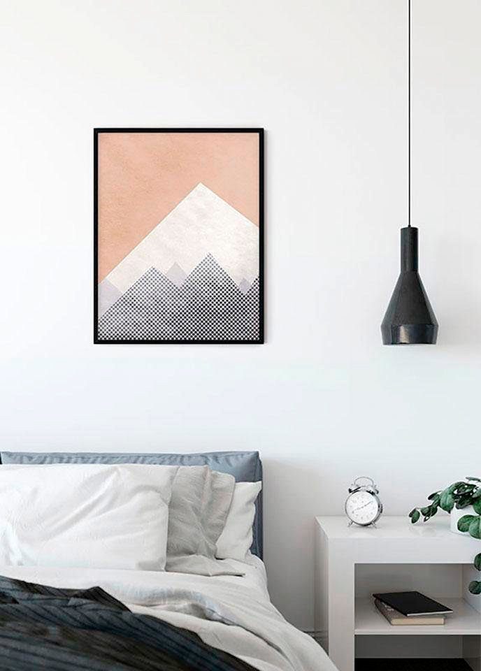 Komar Wanddecoratie Wild and Free Mountain Wanddecoratie - zonder lijst (1 stuk)