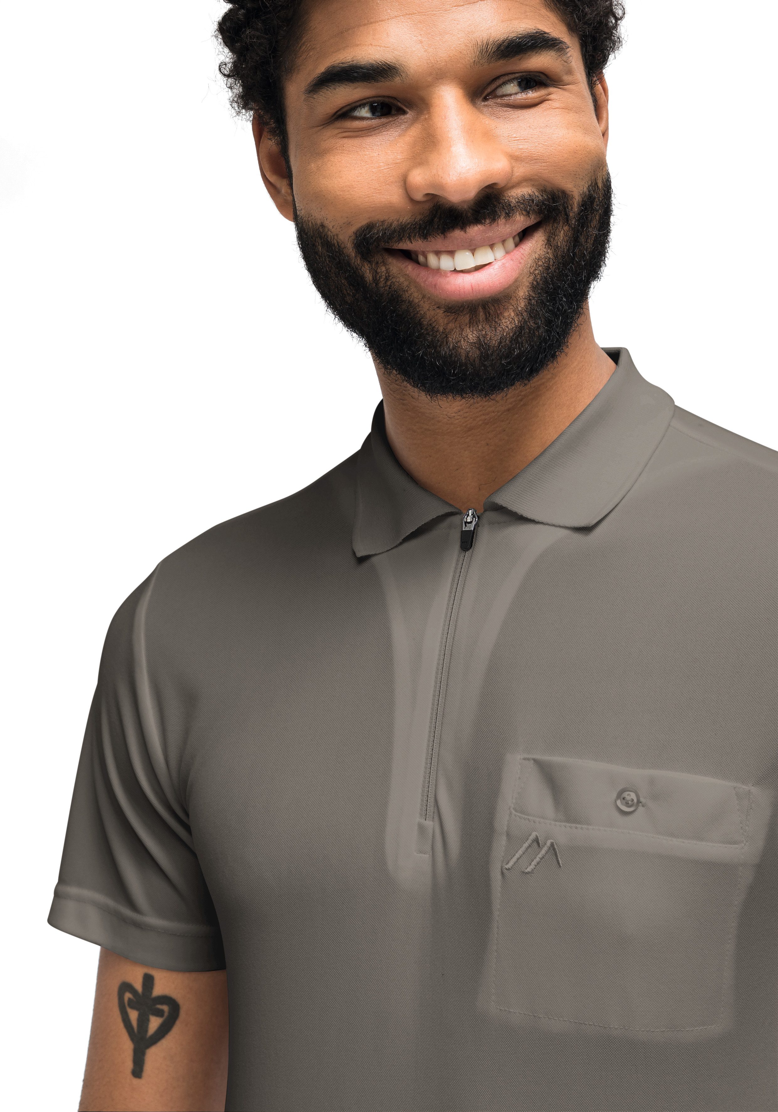 Maier Sports Functioneel shirt Arwin 2.0 Is bij uitstek geschikt voor wandelingen en vrijetijdsactiviteiten