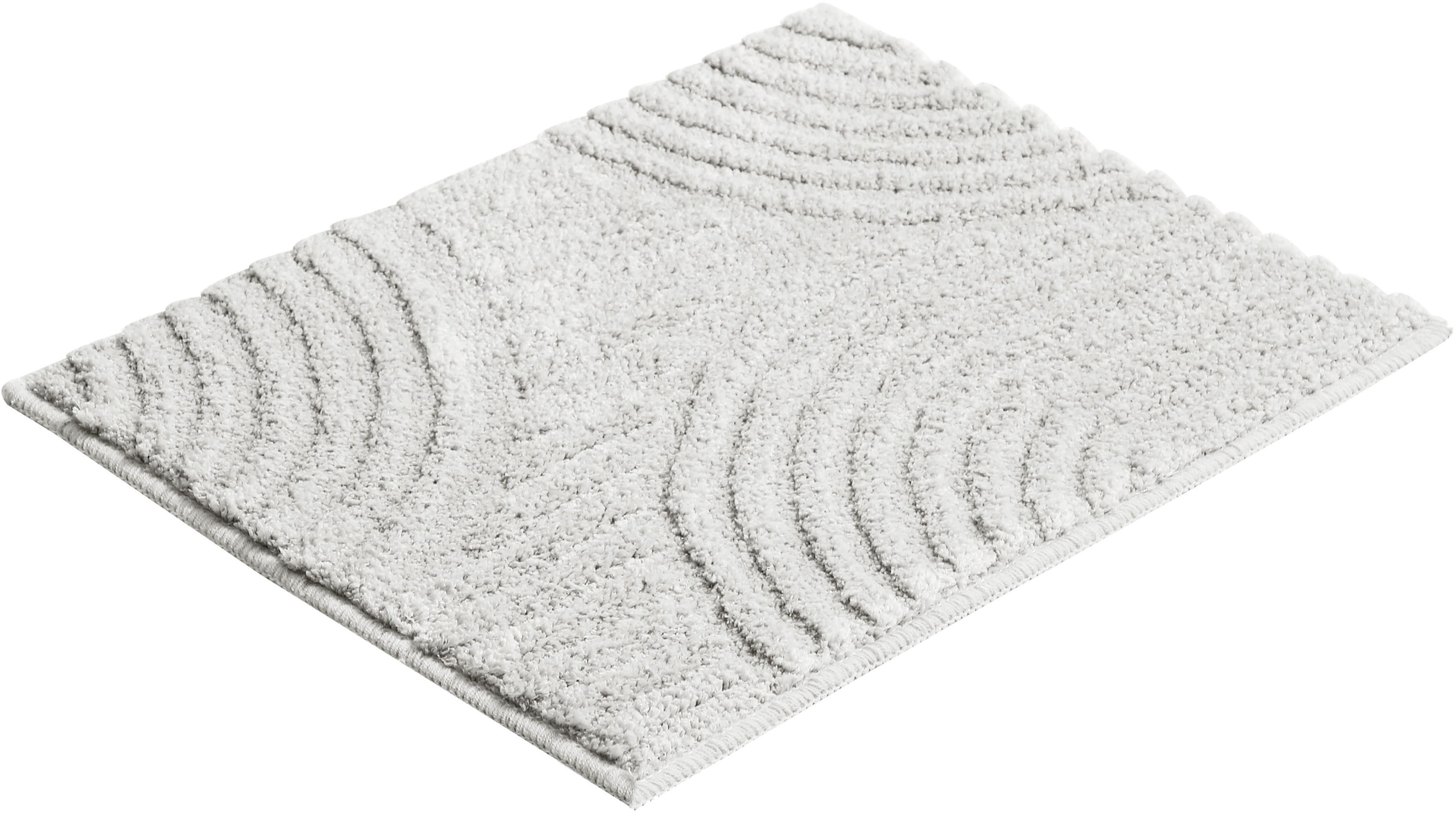 my home Badmat Ognon, Scandi, Boho, modern patroon Badkleed, uni-kleuren, hoog-laag effect (1 stuk)