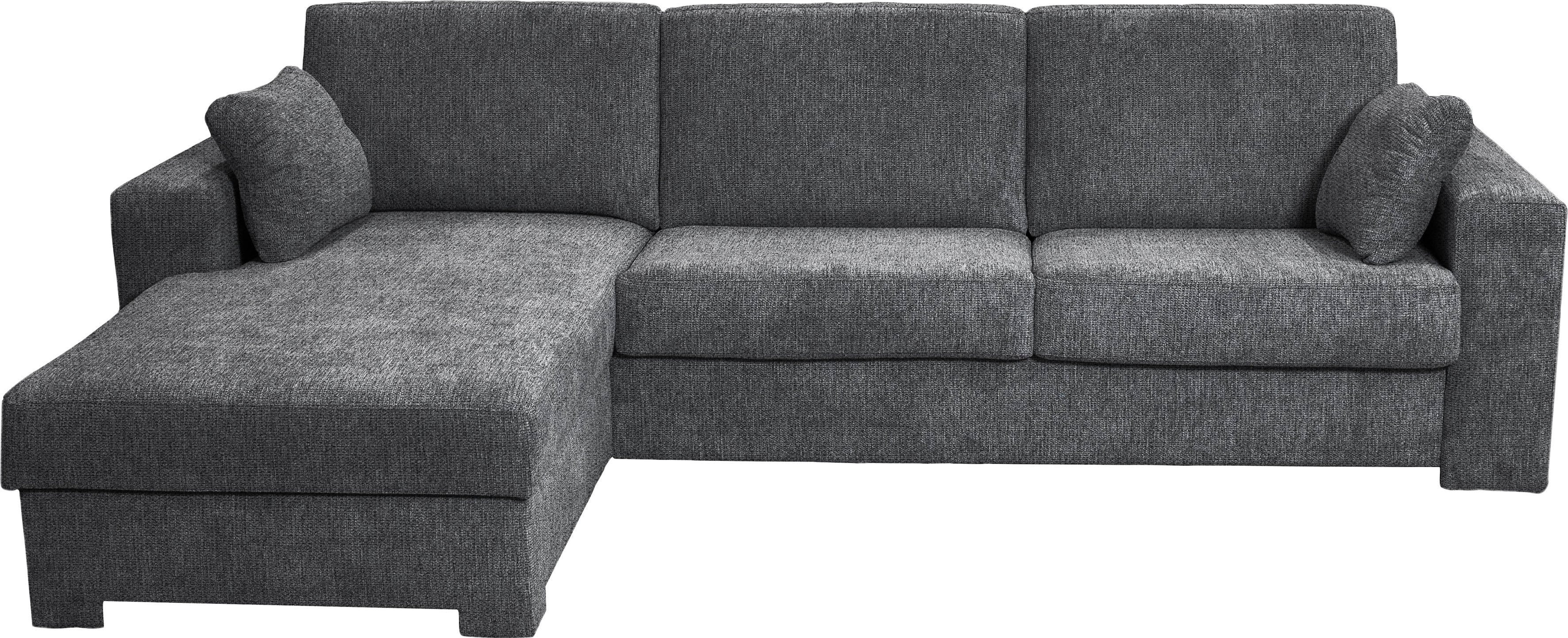 Home affaire Hoekbank Roma "L" slaapfunctie, met ondervering Matras hoogte 14 cm, ligmaat ca 163x198 cm, L-vorm
