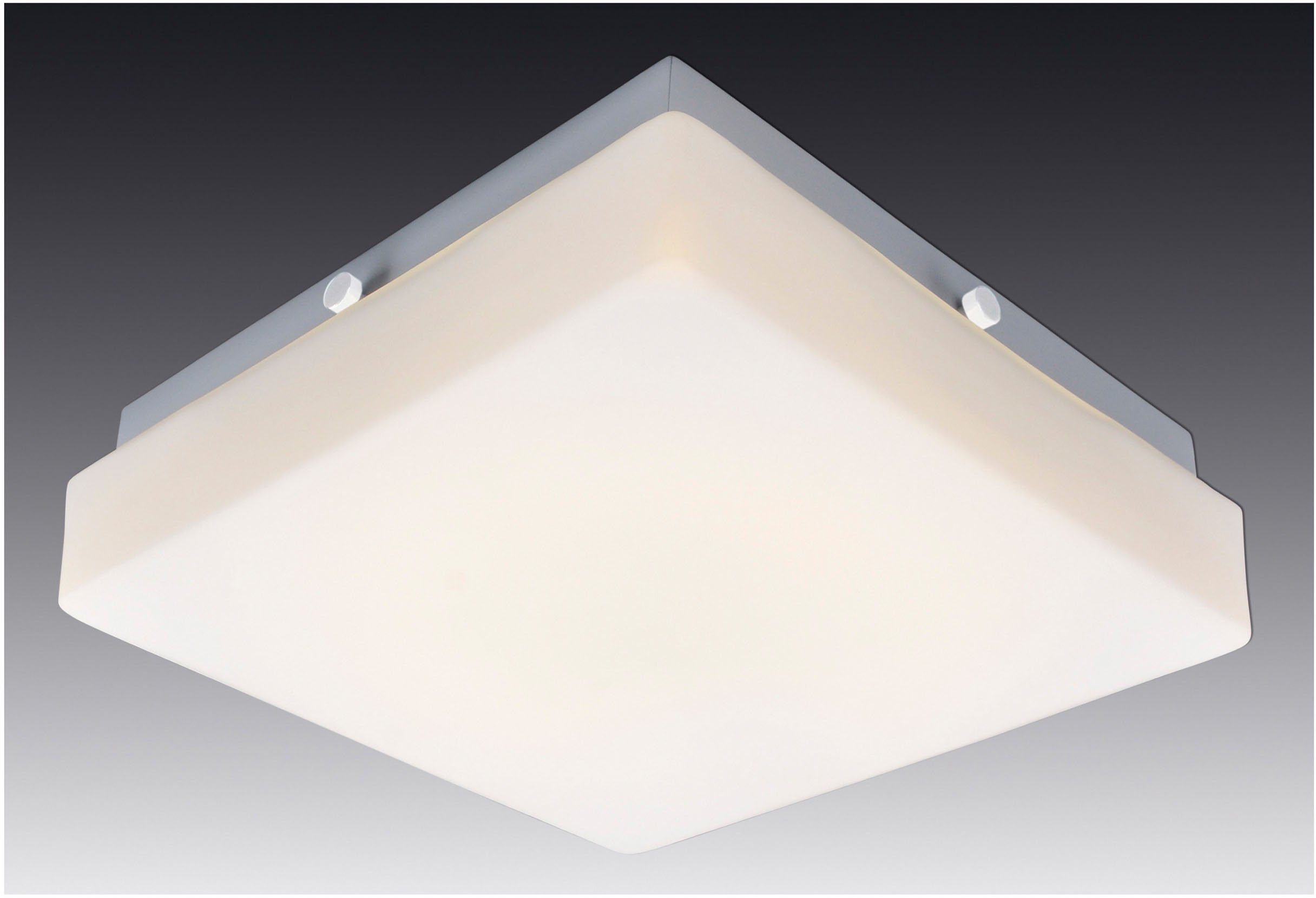 näve Led-plafondlamp Trondheim met sensor met schemerschakelaar en detectiehoek 360° (1 stuk)