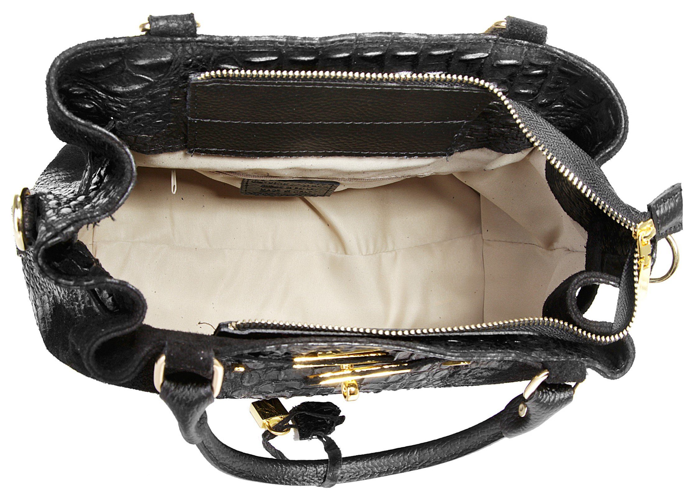 Cluty Tas echt leer, made in italy