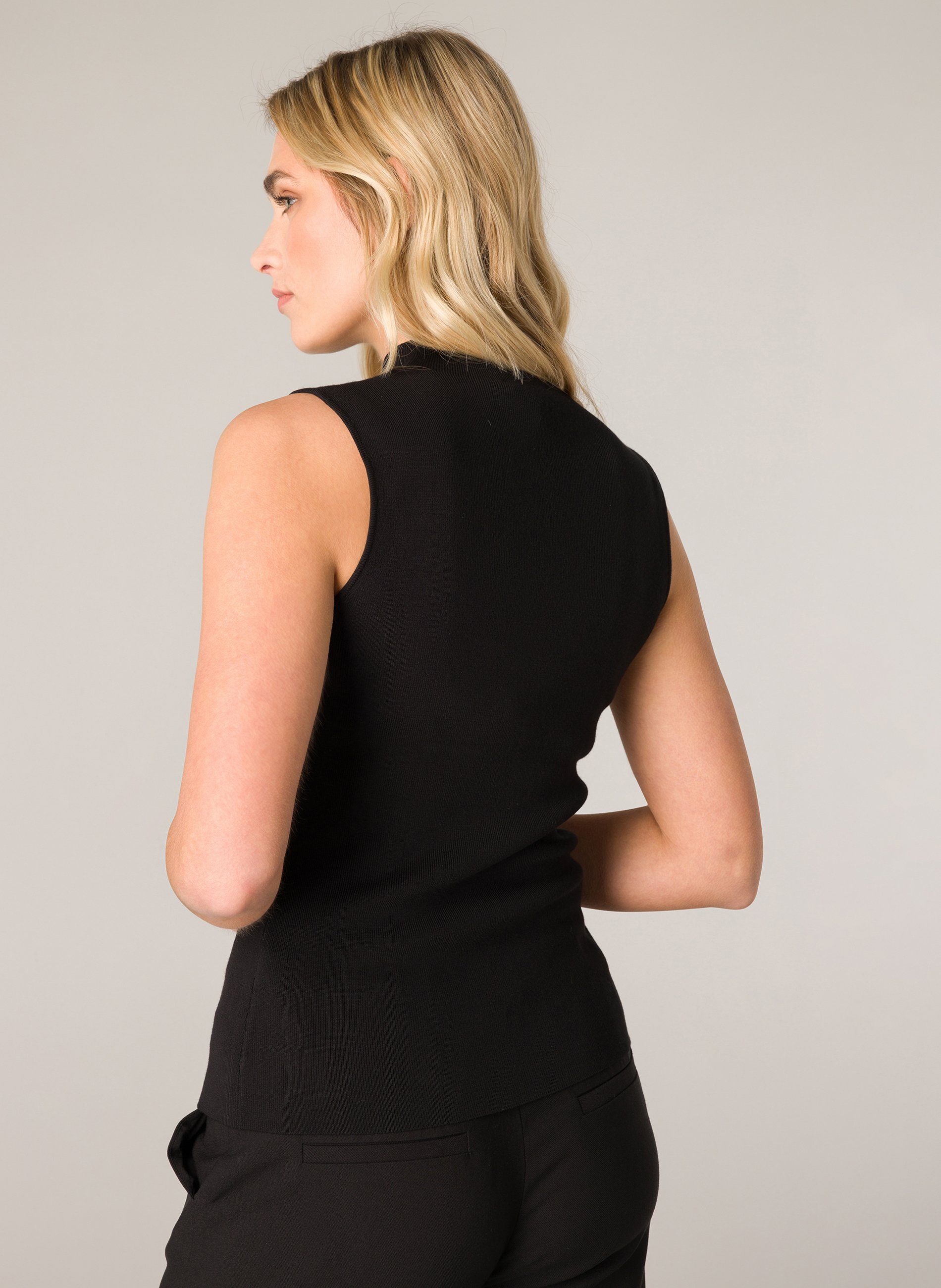 Base Level Tanktop met opstaande kraag