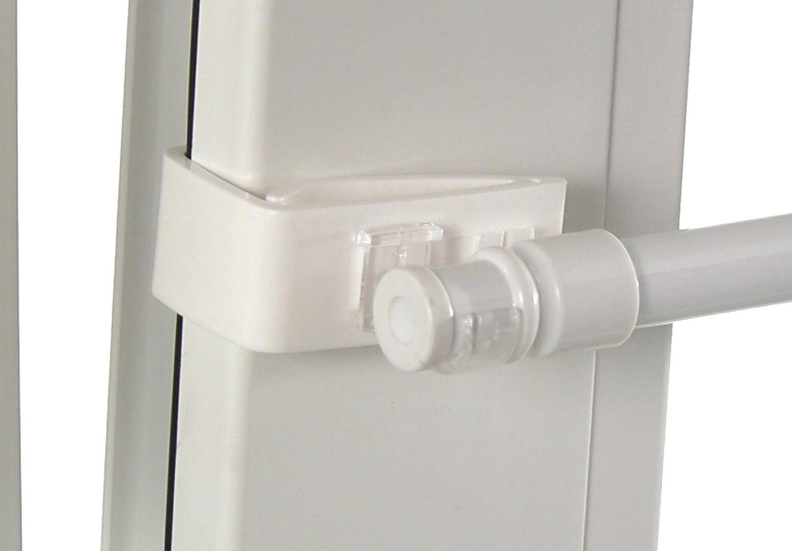 GARDINIA Gordijnroedehouder Klemsteun Easy Click vitrage (2 stuks)