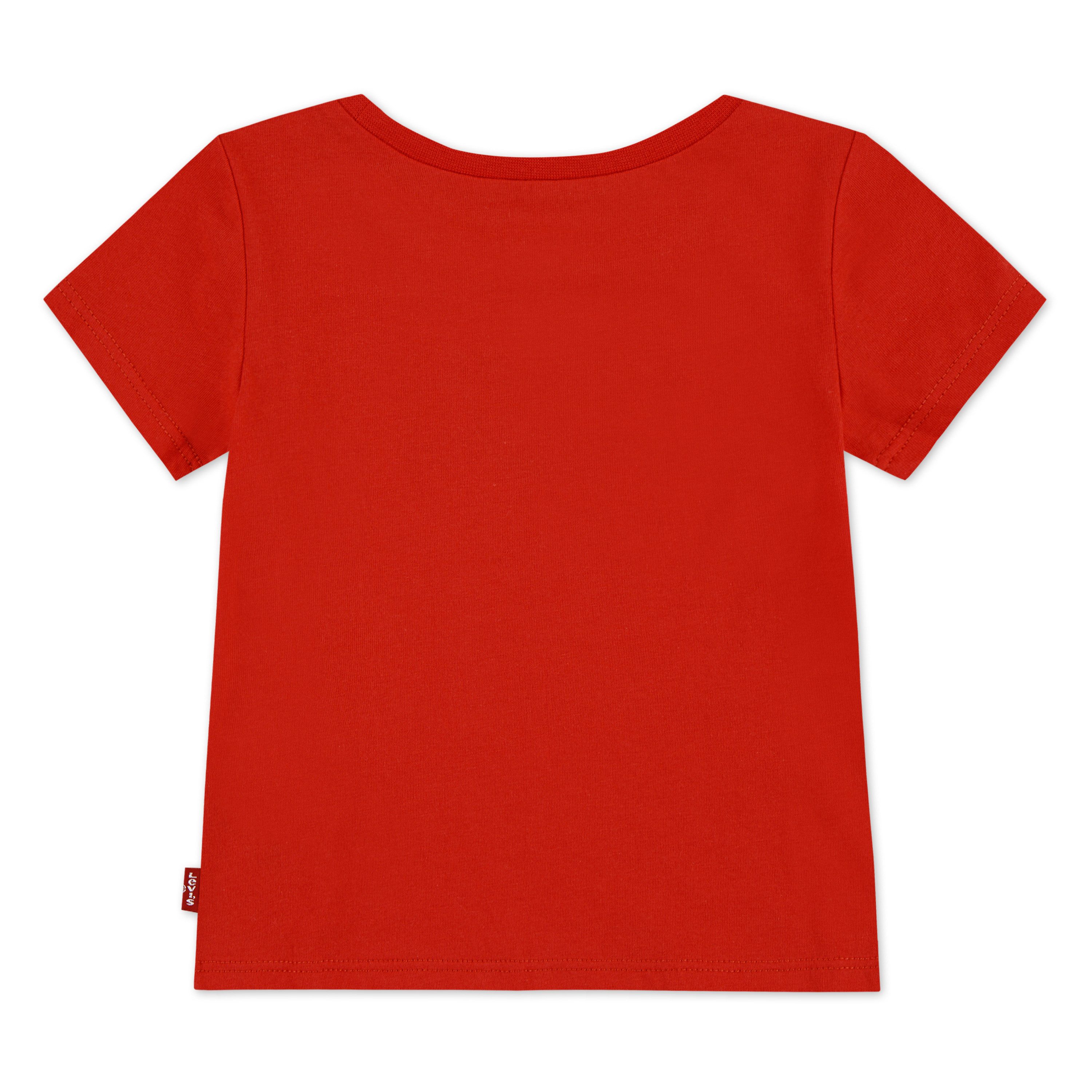 Levi's Kidswear T-shirt LVG BATWING TEE met levis®-print - voor baby meisjes