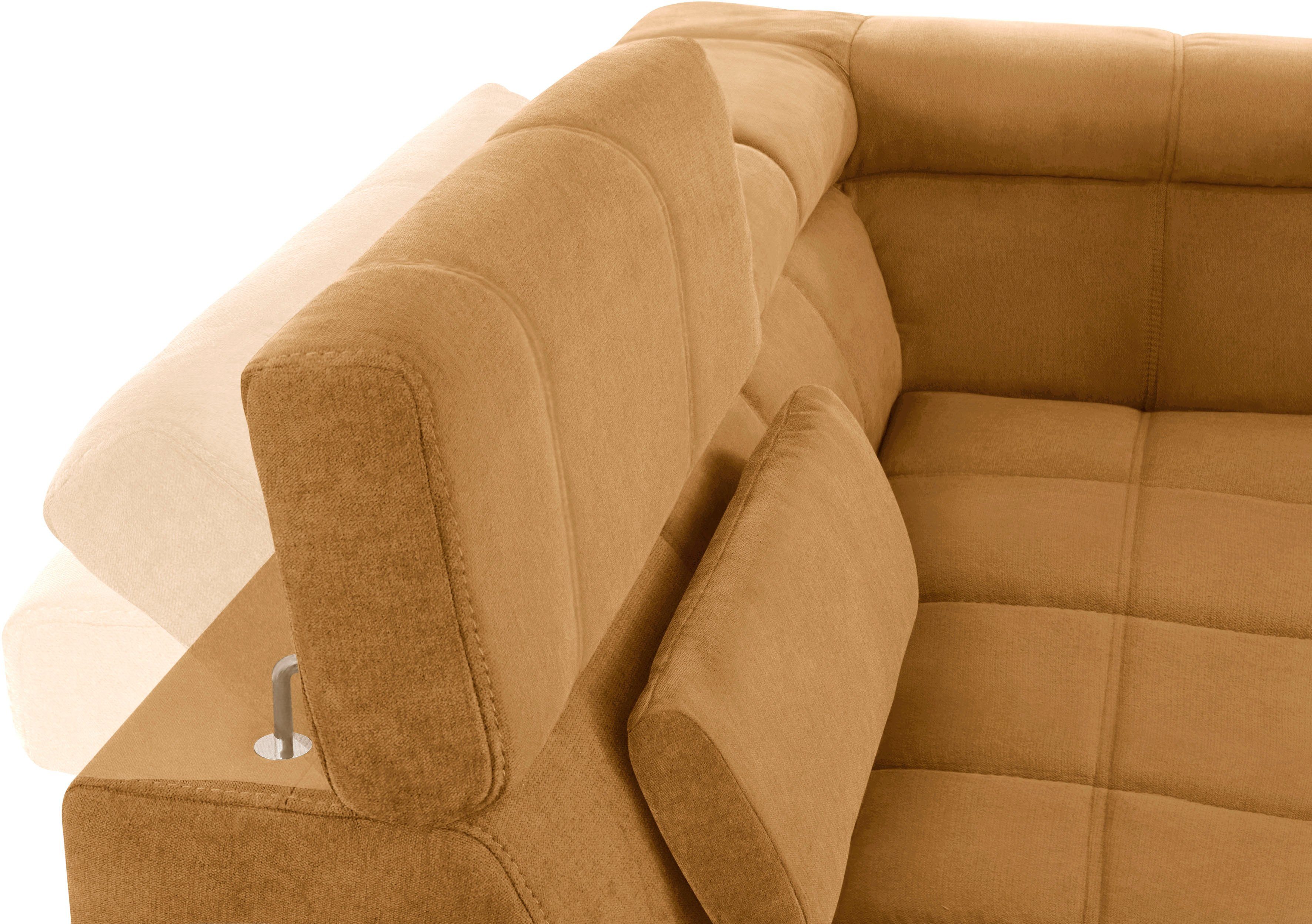 DOMO collection Zithoek Brandon veel bekledingssoorten, ook in cord en leer, incl. nierenkussen