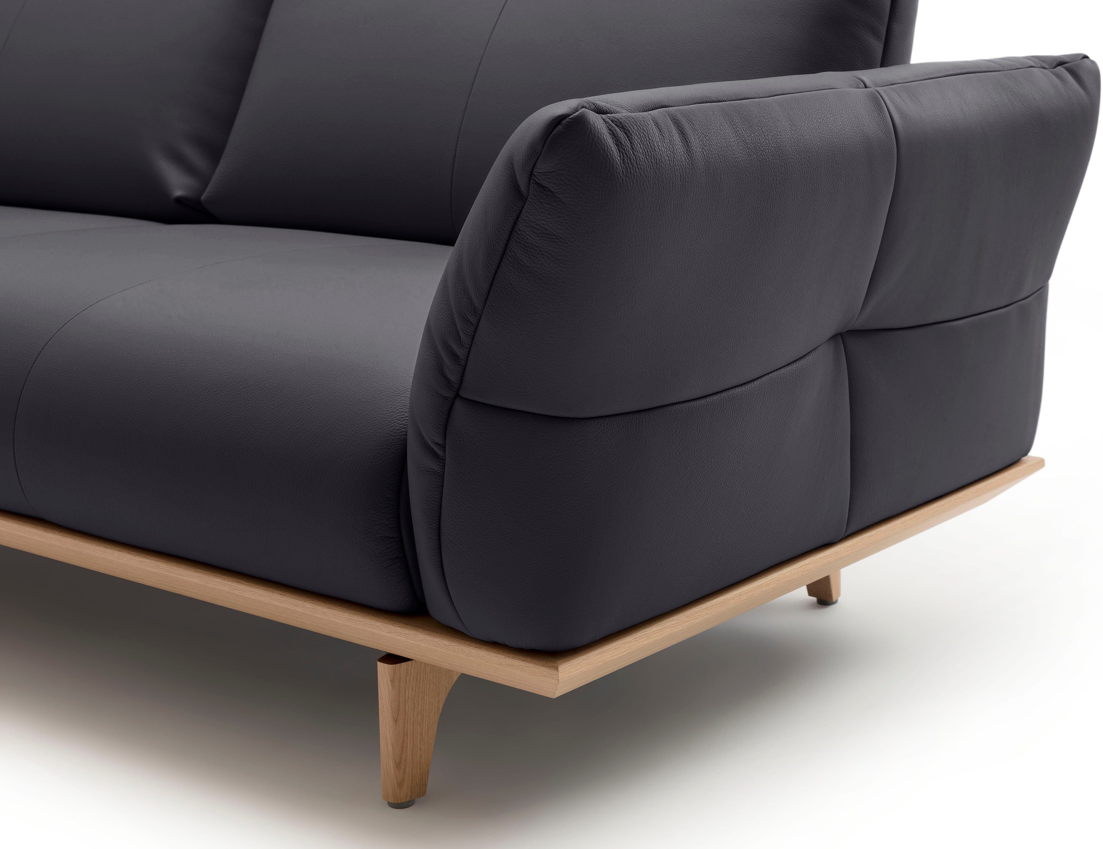 Creation BY ROLF BENZ 4-zitsbank Hs.460 Onderstel in eiken, poten in natuurlijk eiken, breedte 248 cm