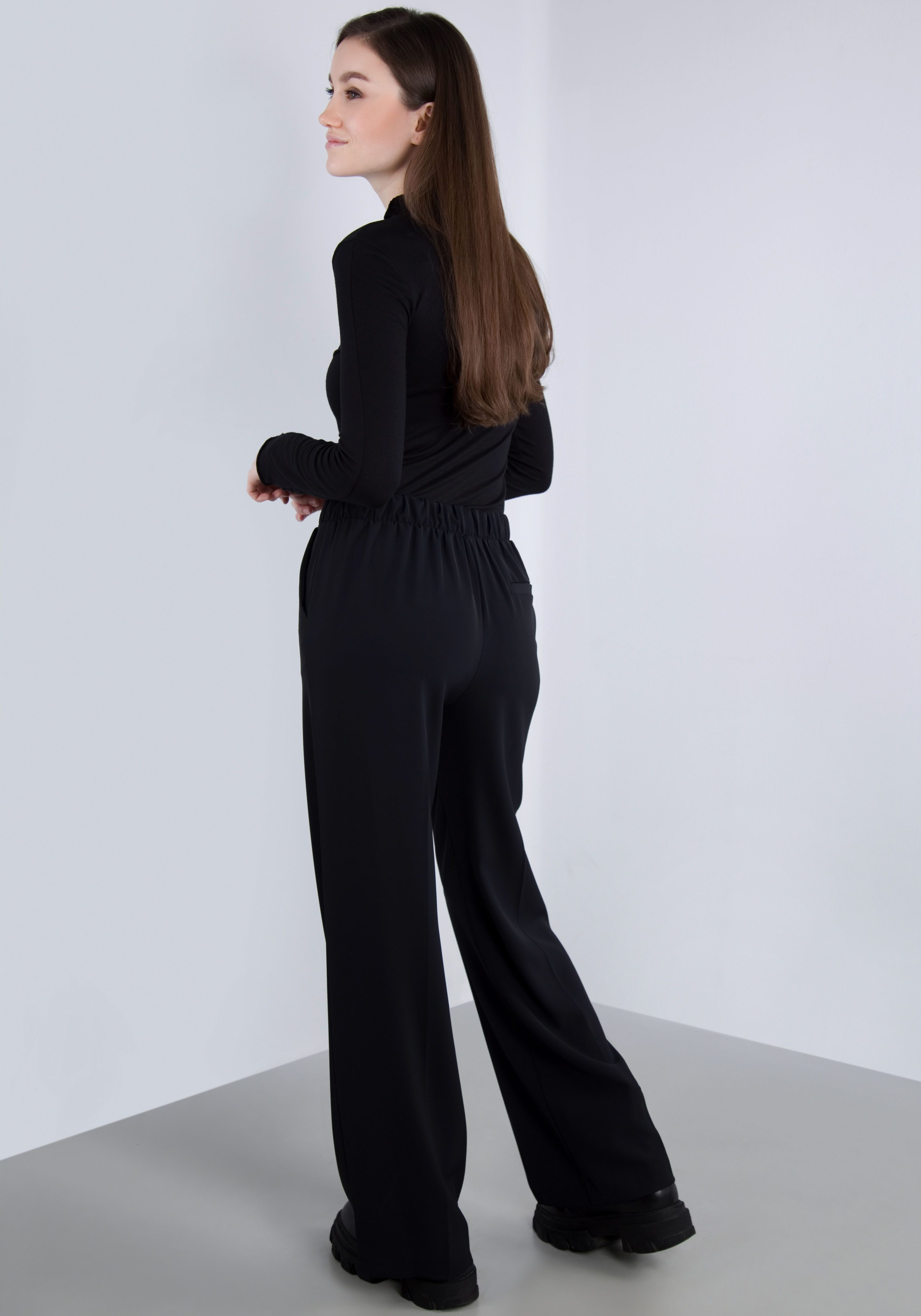 IMPERIAL Comfortbroek met wijde pijpen