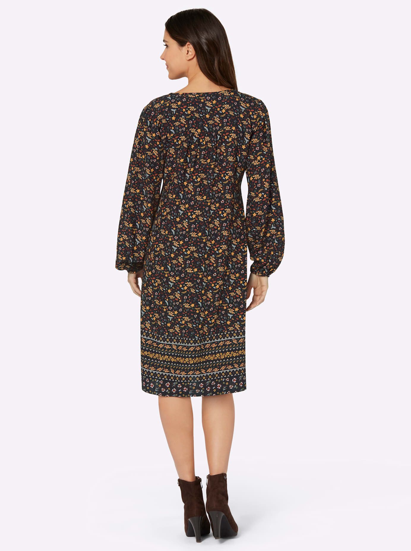 Classic Basics Gedessineerde jurk