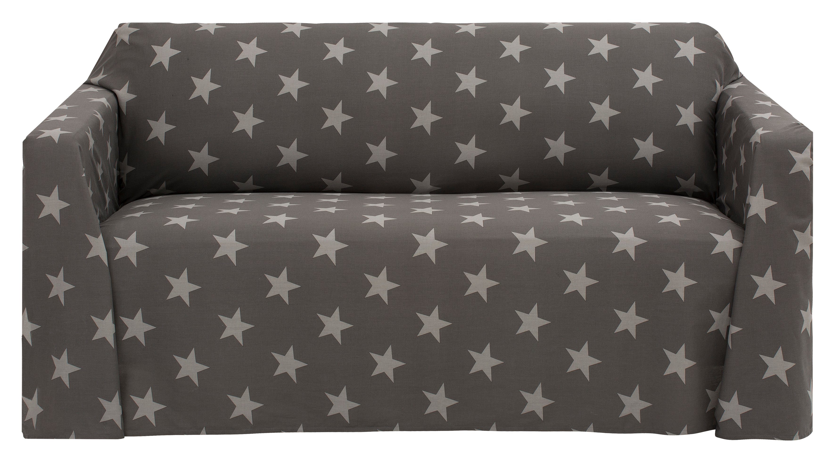 my home Sprei Stella lichte sprei in sterren-design, voor kinderen en volwassenen