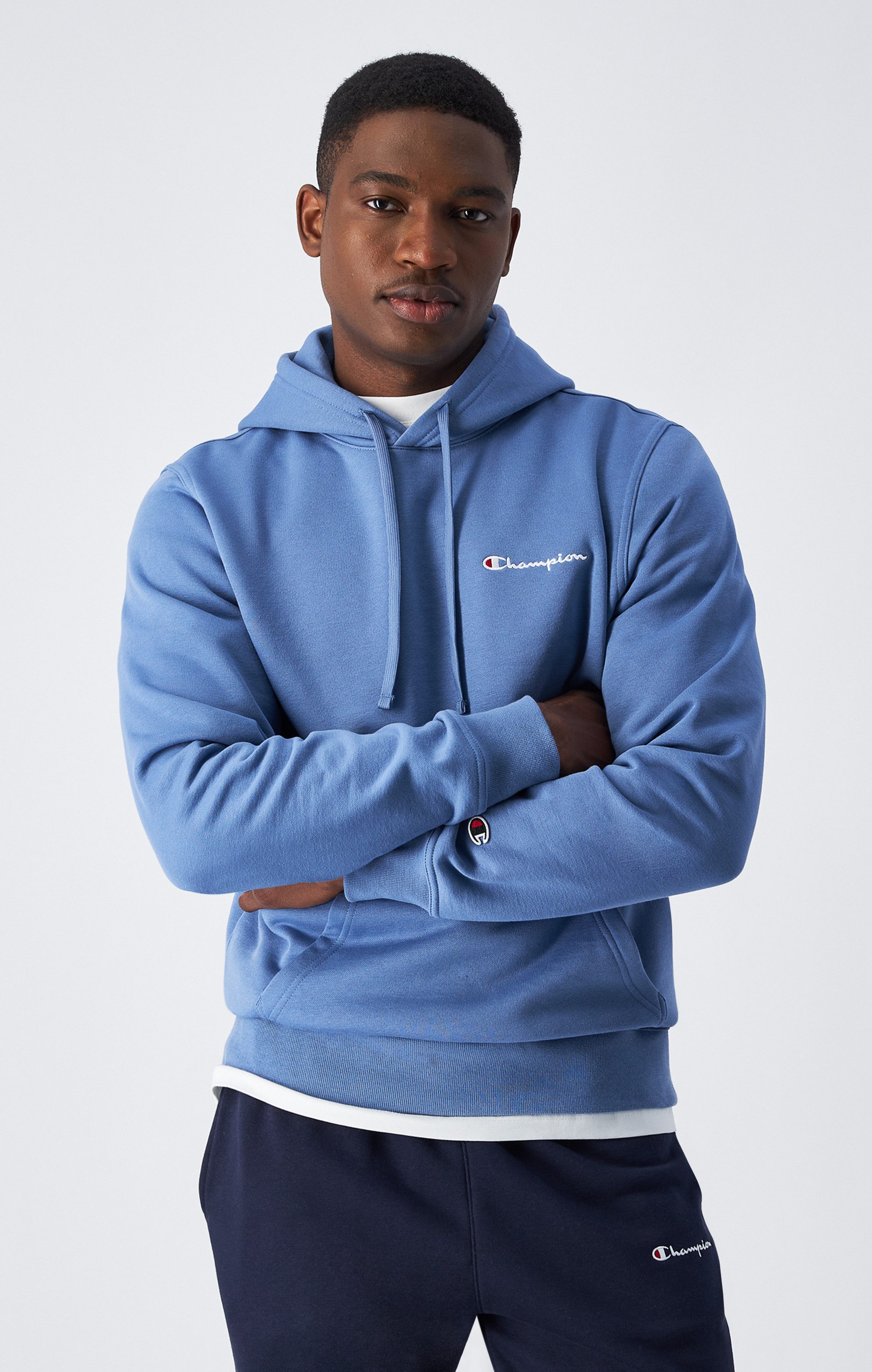 Champion Small Logo Fleece Hoodie Heren