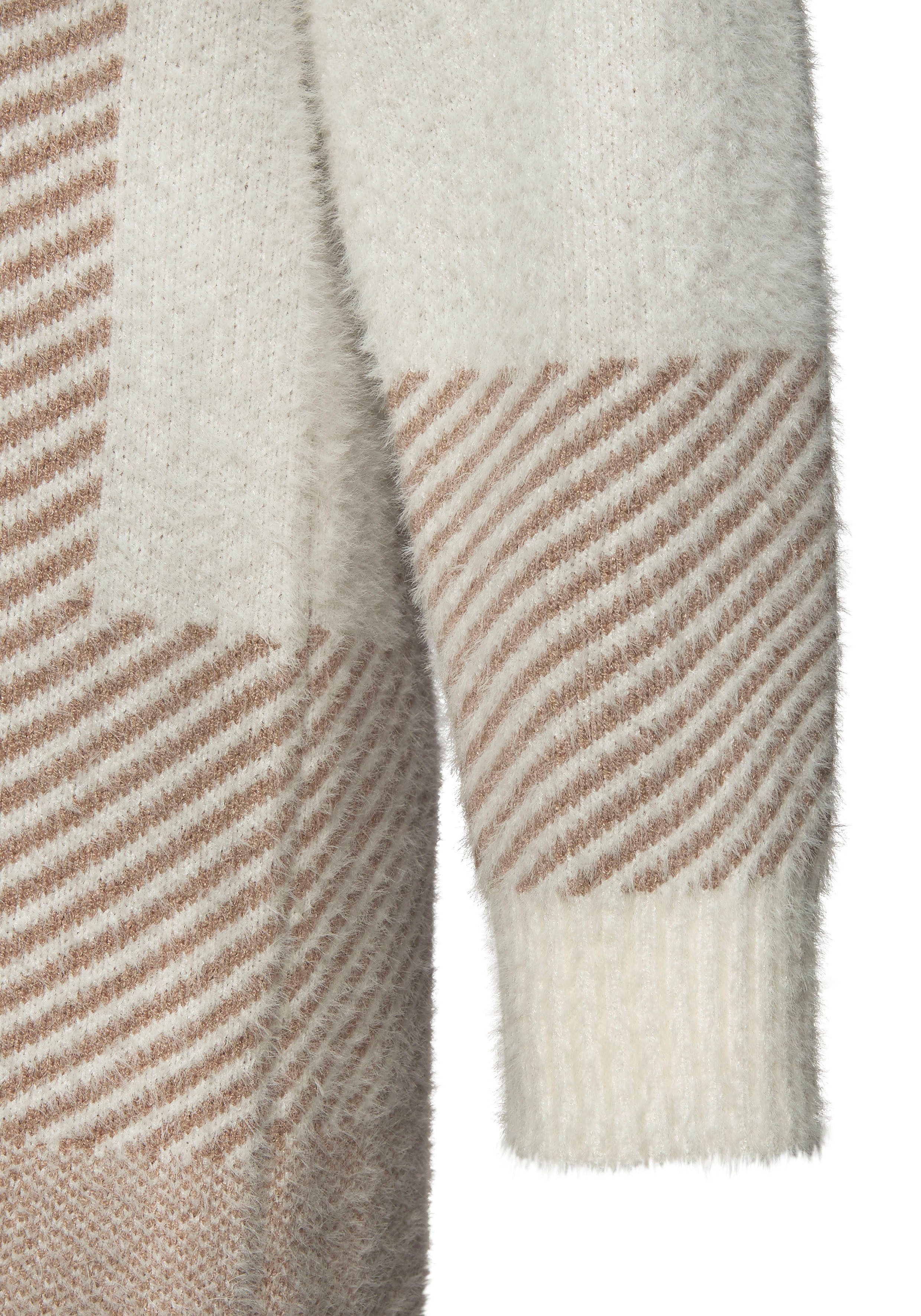 Lascana Lang vest van zachte breiwerk cardigan met lange mouwen