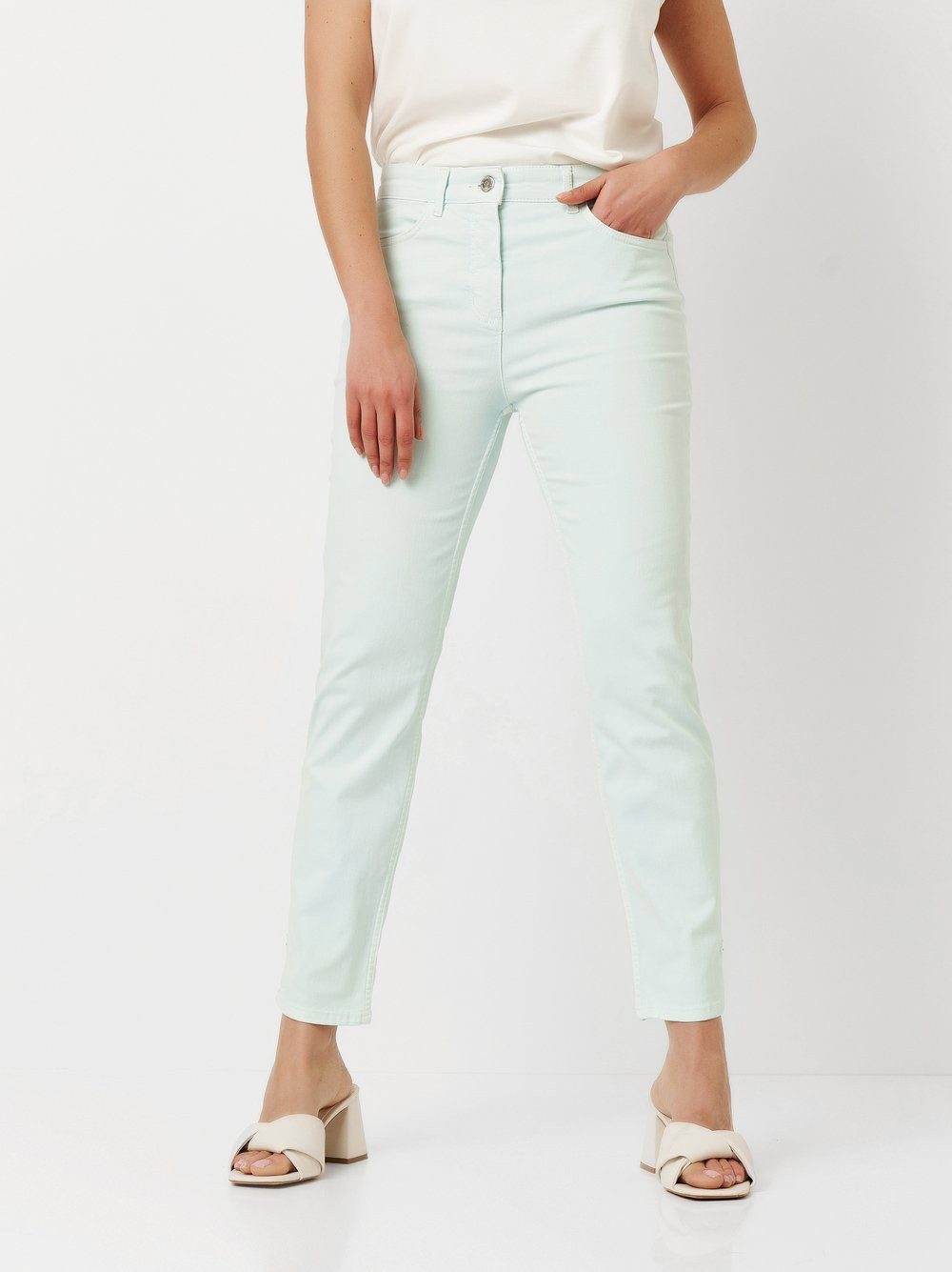 TONI 7/8 jeans BE Loved in five-pocketsstijl