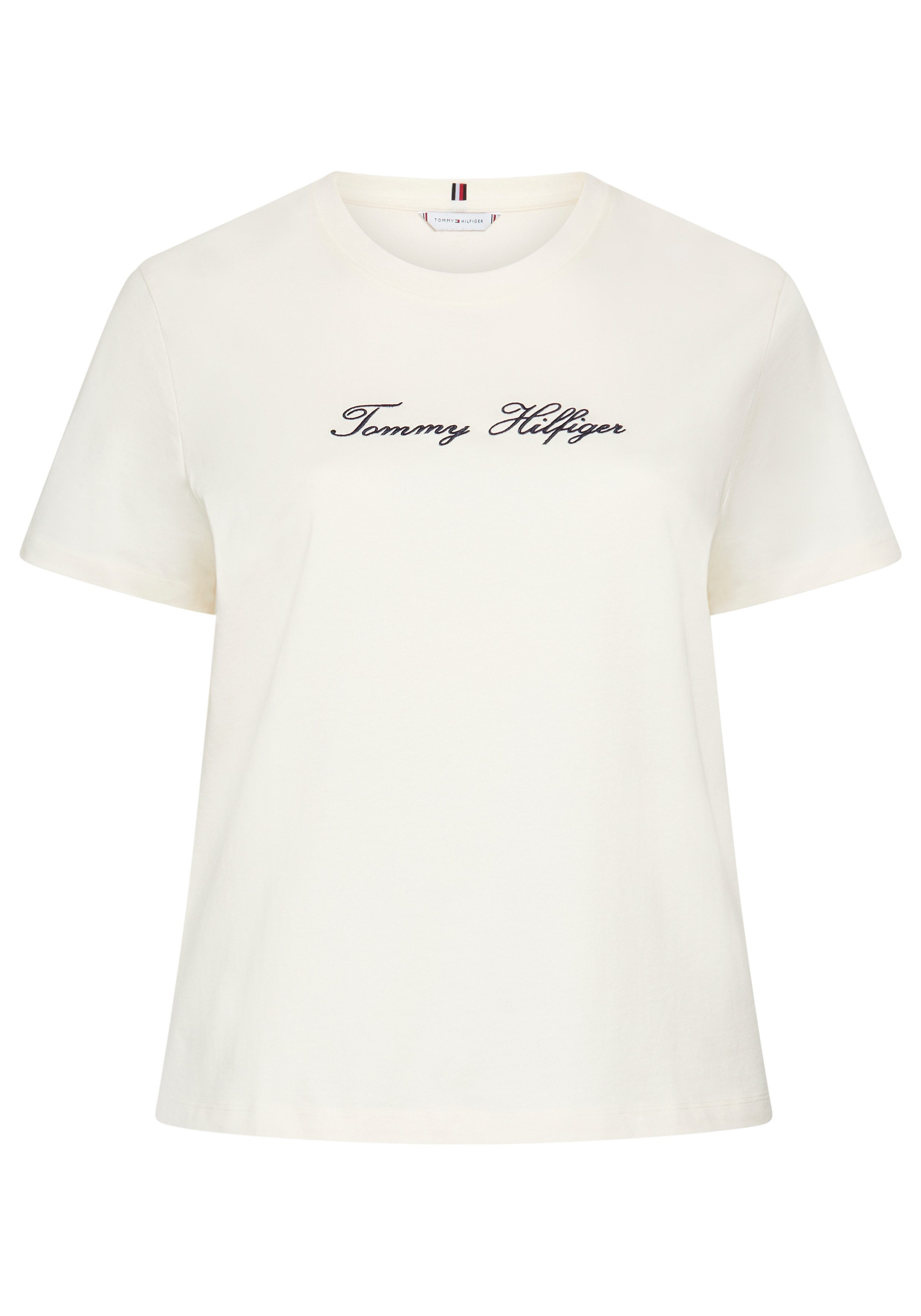 Tommy Hilfiger Curve T-shirt CRV SCRIPT REG C-NK SS T-SHIRT