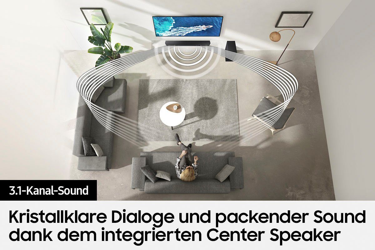 Samsung Soundbar HW-Q64B 3.1 kanaals, dolby atmos en dts:x ondersteuning, rms: 340 w