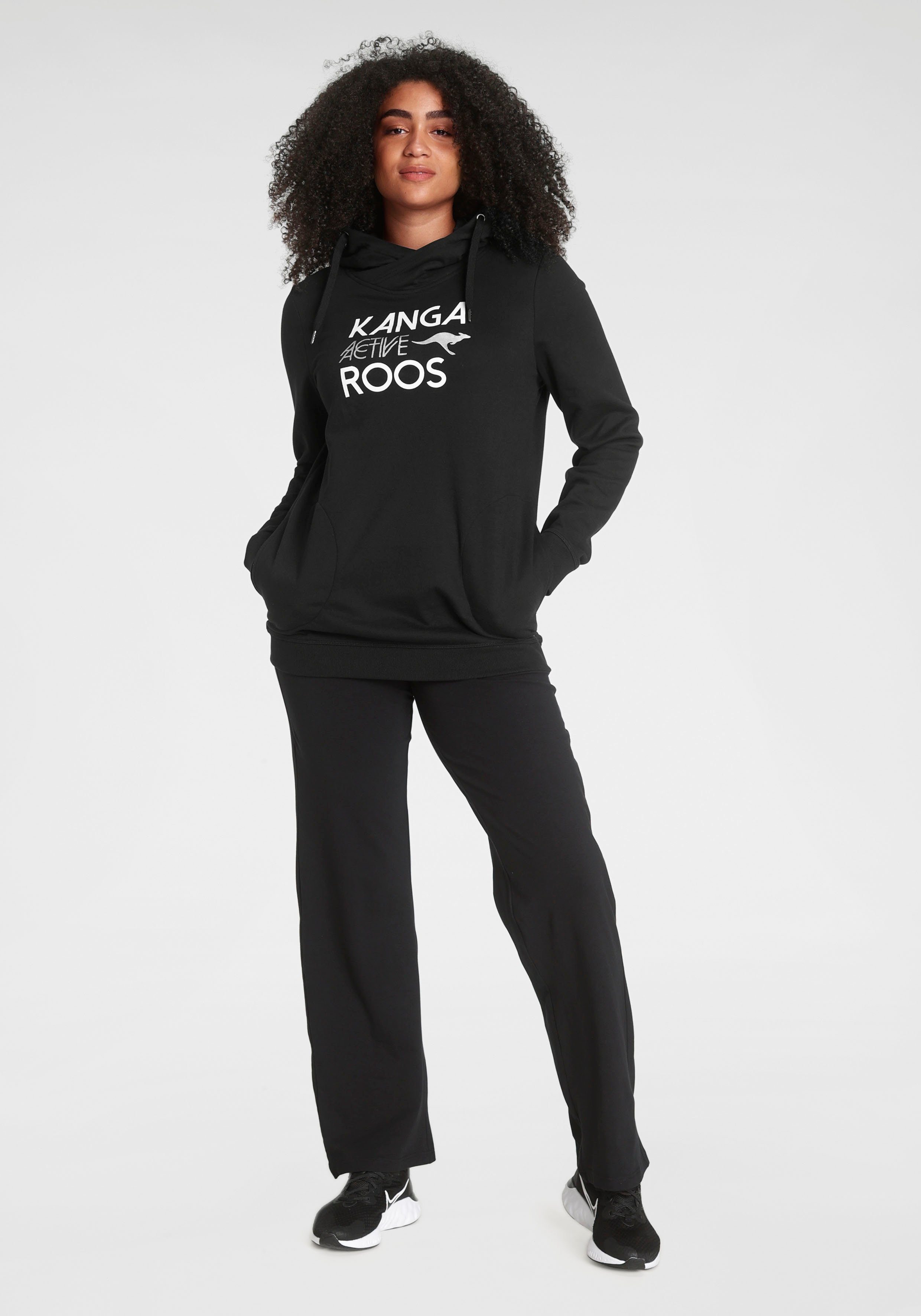 KangaROOS Sweatshirt lange mouwen, figuurvolgende pasvorm