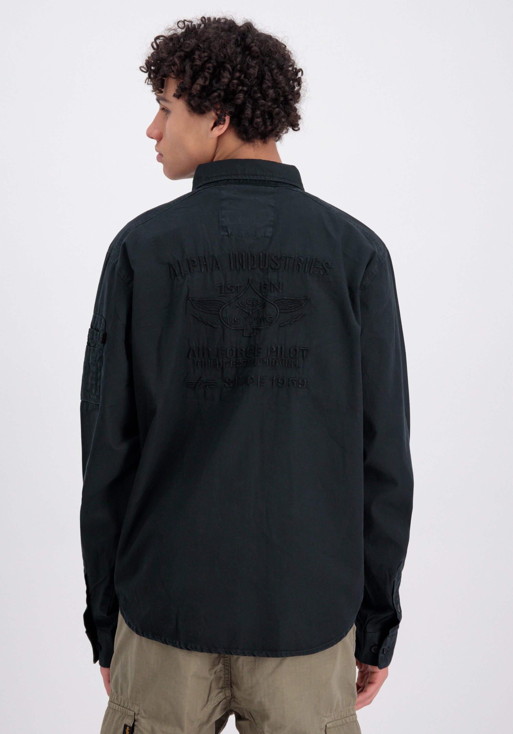 Alpha Industries Oversized shirt Alpha Industries Men - Shirts Air Force EMB Shirt