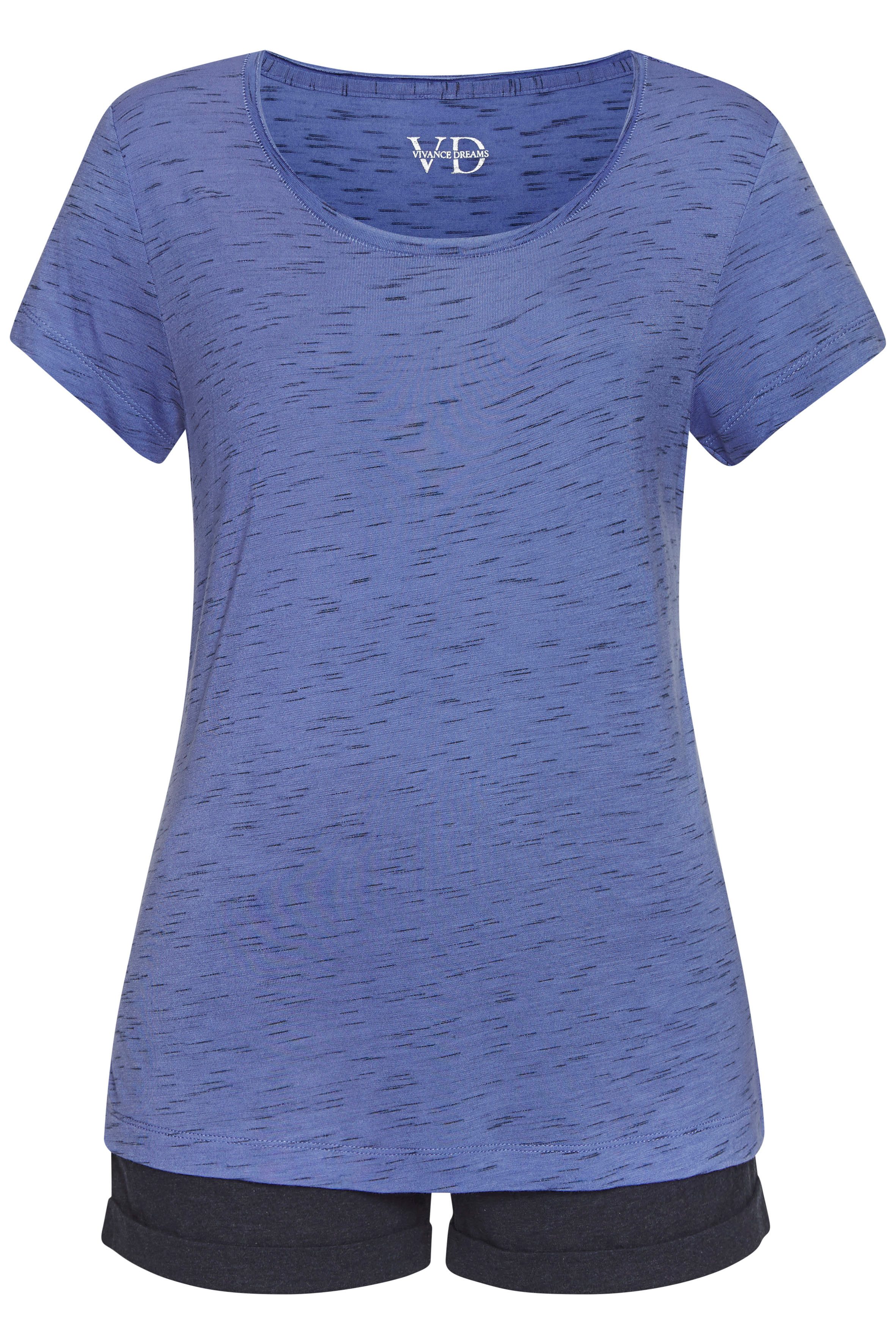 Vivance Dreams Shortama Met mooi mêlee-effect (2-delig)