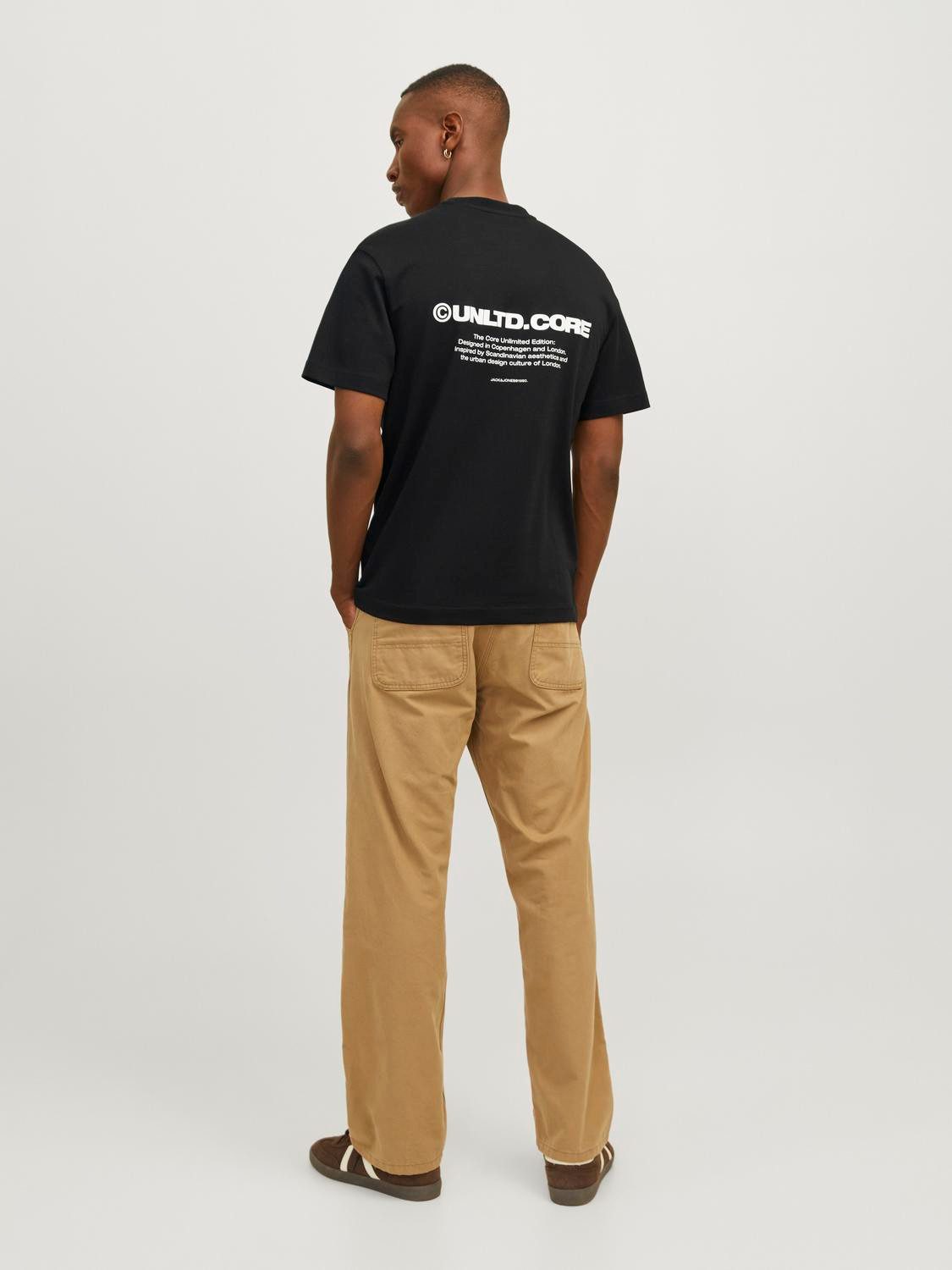 Jack & Jones Shirt met ronde hals JCOAERO PRINT TEE SS CREW NECK NOOS