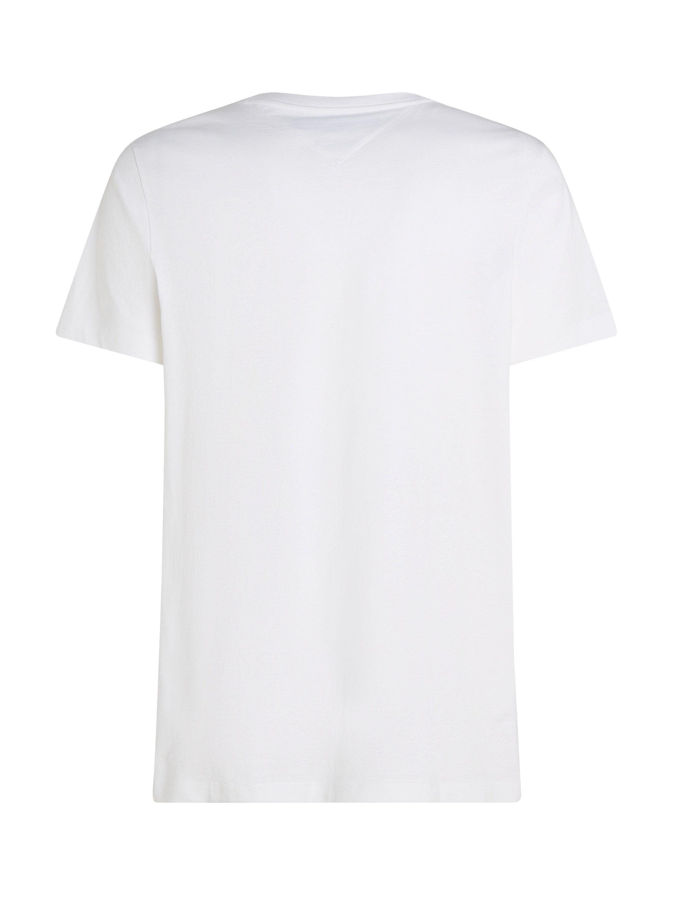 Tommy Hilfiger Shirt met ronde hals HILFIGER CHEST STRIPE TEE
