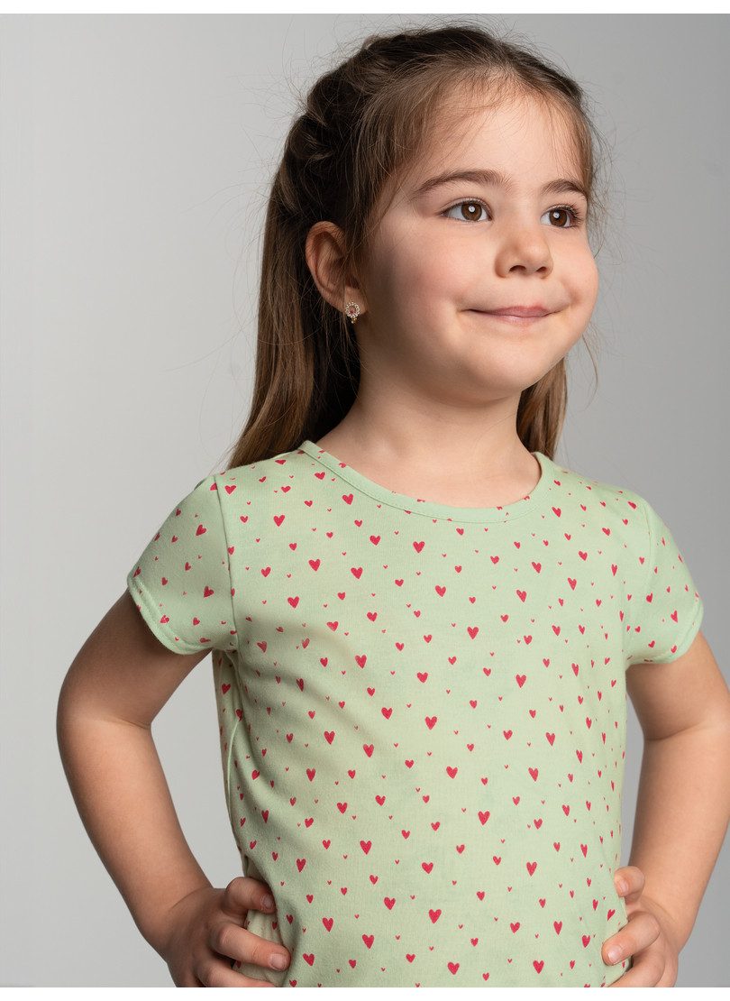 Trigema T-shirt TRIGEMA T-shirt met allover hartjes-print (1-delig)