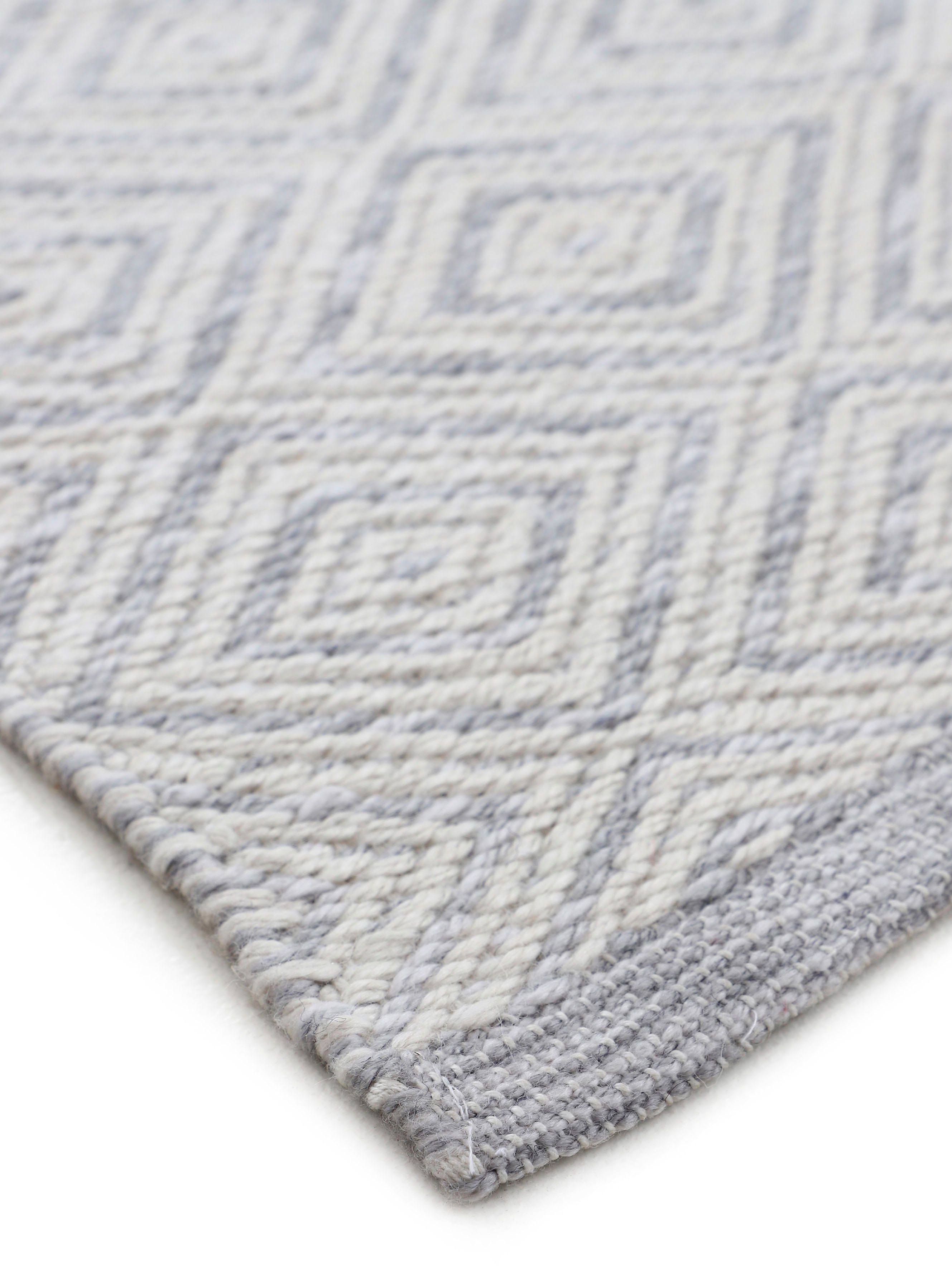 carpetfine Vloerkleed Frida 200 Omkeerbaar tapijt, 100% gerecycled materiaal (PET), vlakweefsel, sisal uitstraling