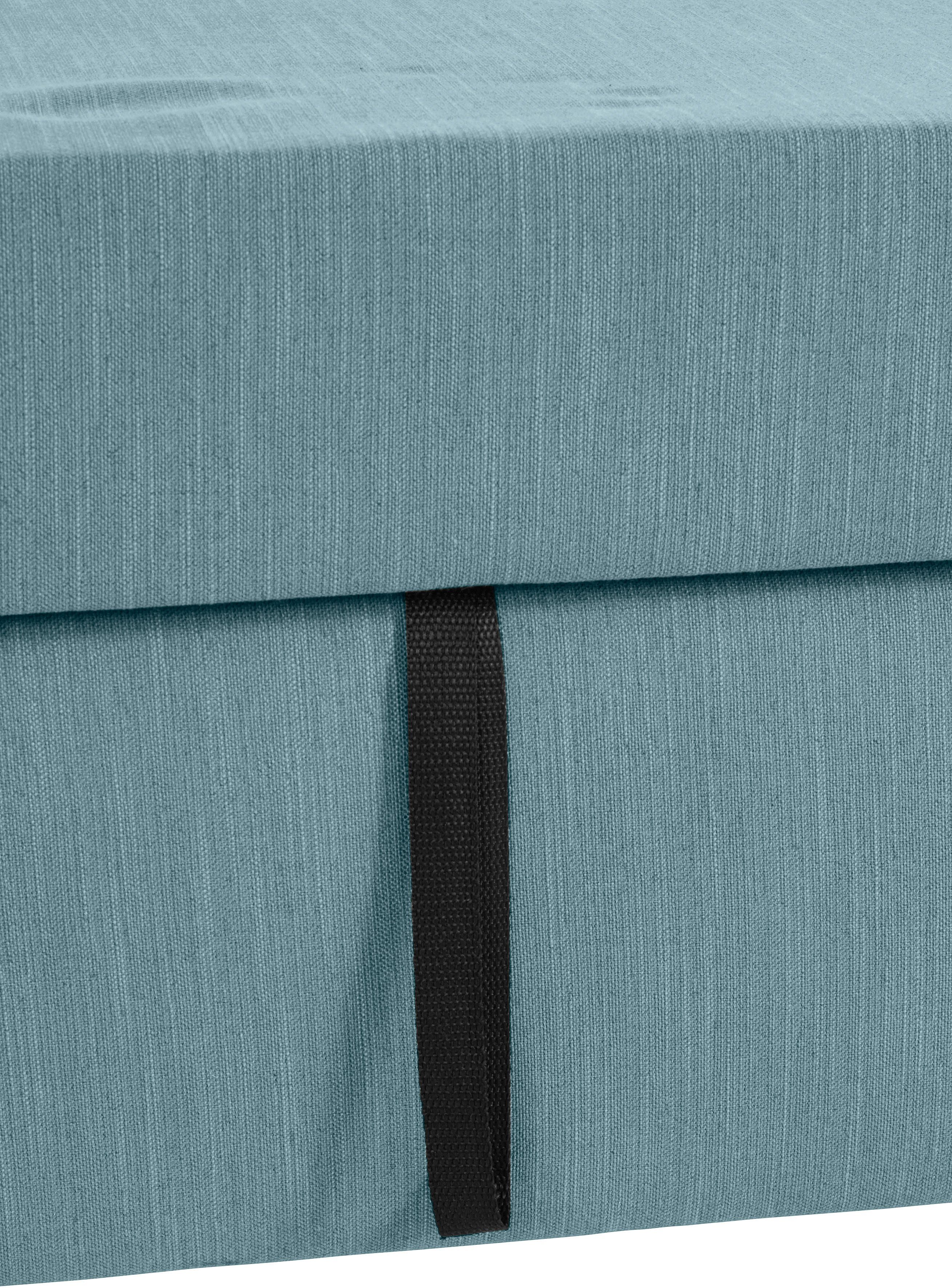 OTTO products Hoekbank Grazzo L-vorm hoogwaardige stoffen van gerecycled materiaal, stiksels op de zitting