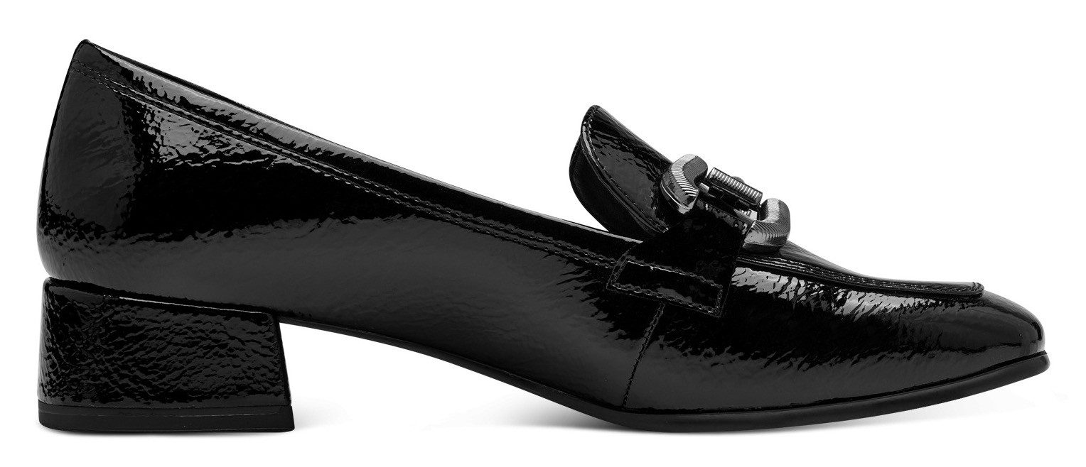 Tamaris Instappers hakken, pumps, lage schoen, instapschoen met modieuze decoratieve gesp
