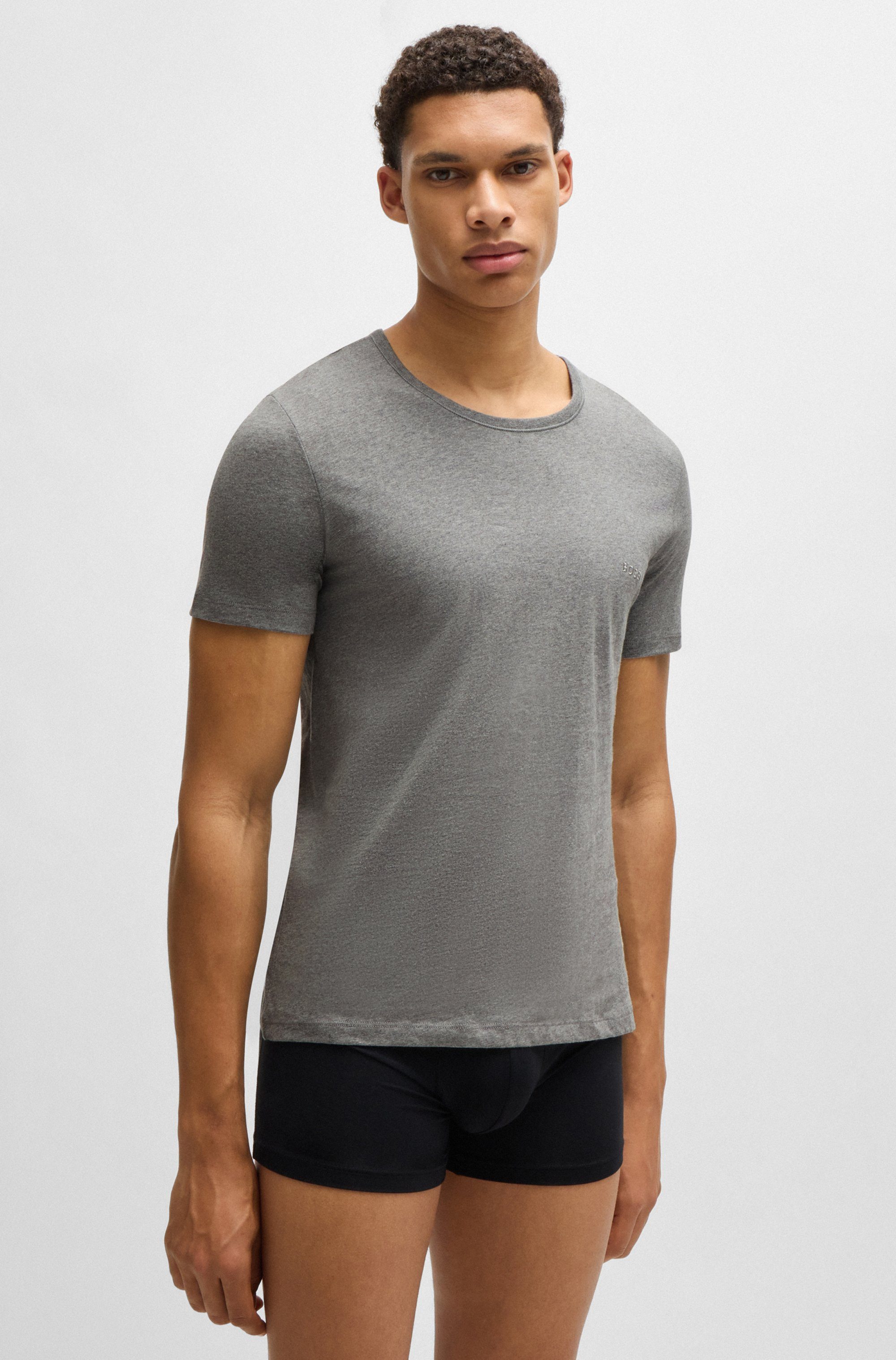 BOSS T-shirt Ronde hals BOSS ONE x David Beckham (3-delig, Set van 3)
