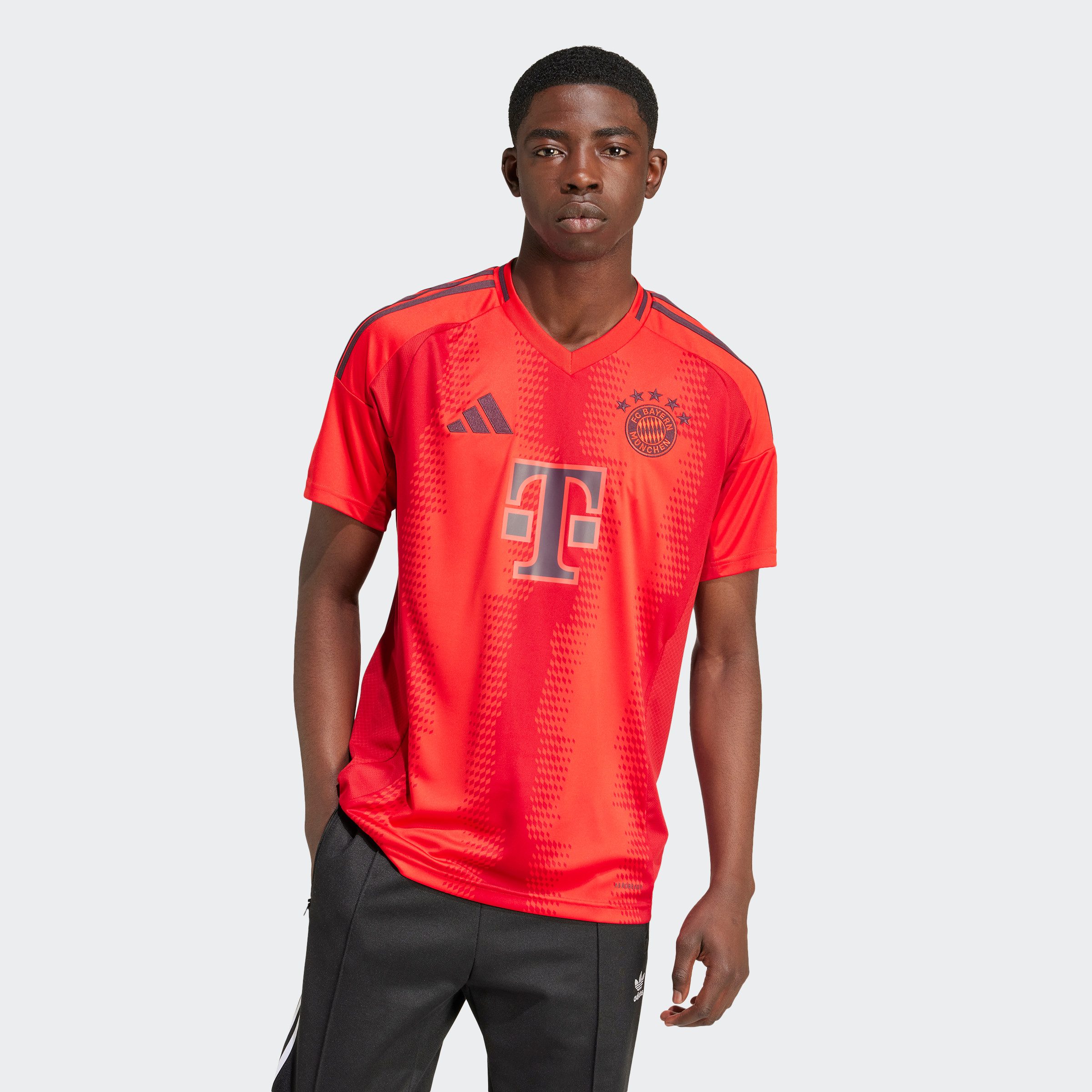 Adidas FC Bayern Munich 2024 25 Home Shirt Red- Heren Red