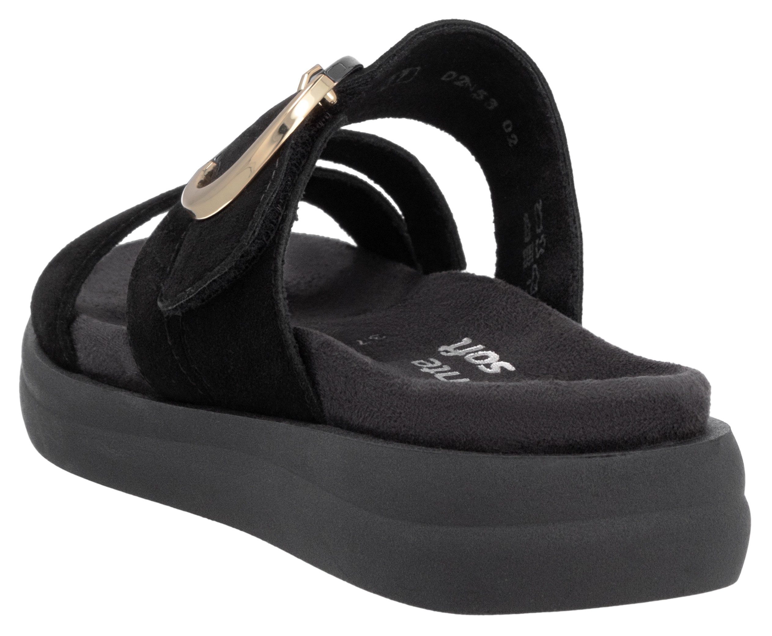Remonte Slippers , zomer schoen, instapschoen, comfort schoen met grote decoratieve gesp