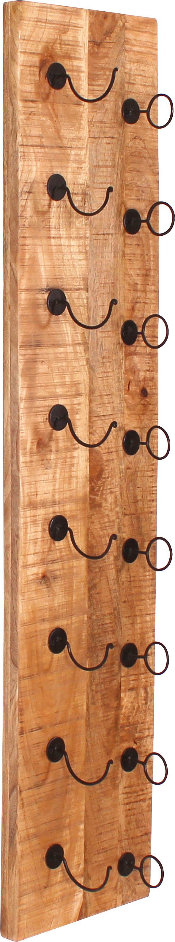 SIT Flessenrek Rustiek in 2 afmetingen, wijnrek, flessenhouder wijnrekken maat 33 cm x 148 cm x 16 cm beige