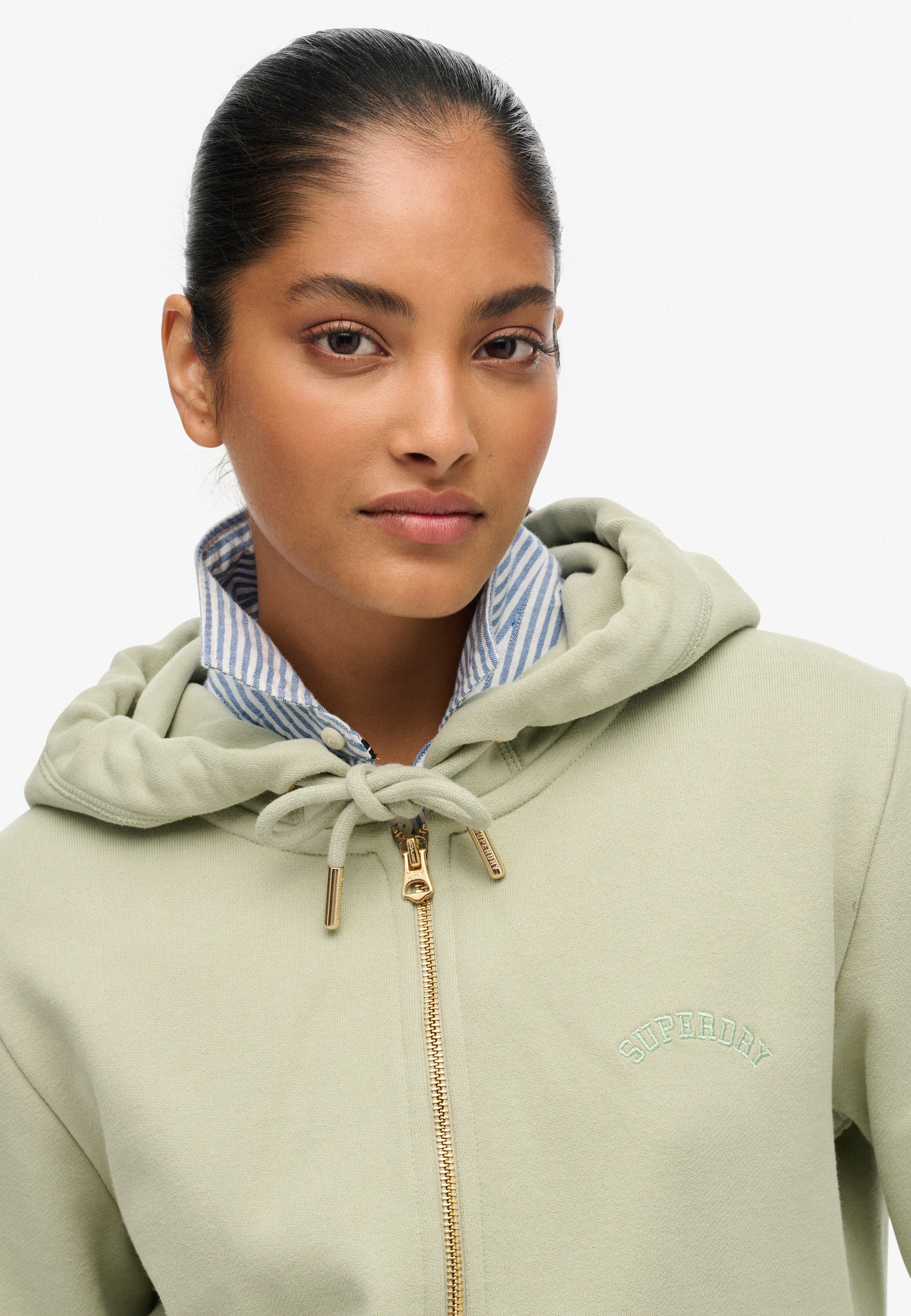 Superdry Capuchonsweatvest ESSENTIAL LOGO ZIPHOOD HB