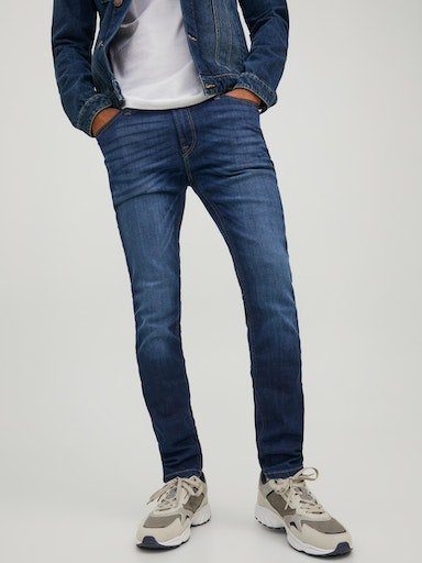 Jack & Jones Skinny fit jeans JJILIAM JJORIGINAL GE 314 heren skinny jeans maat 30 blauw