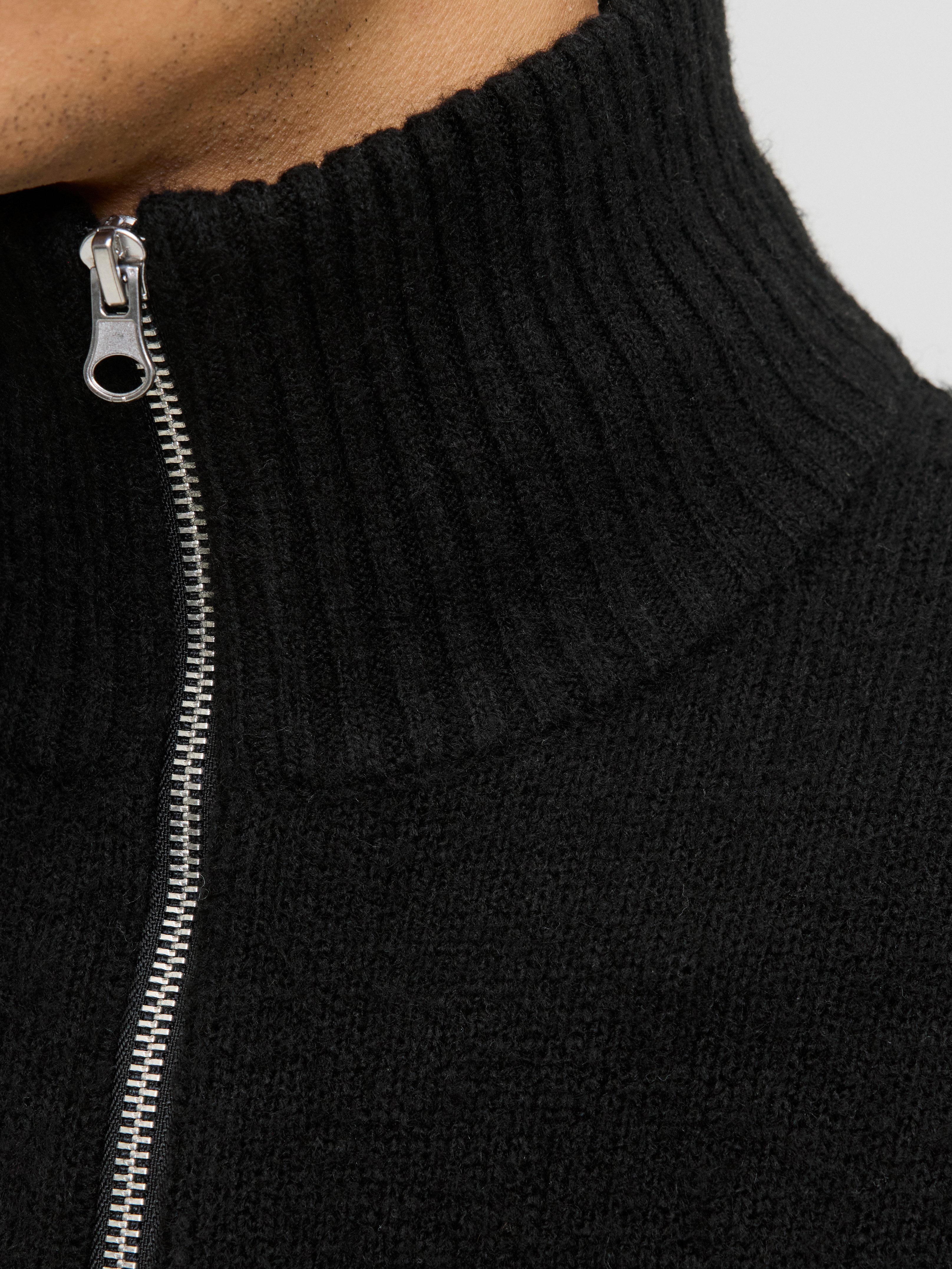 Jack & Jones Schipperstrui JJESOHO OLLIE KNIT HALF ZIP SN