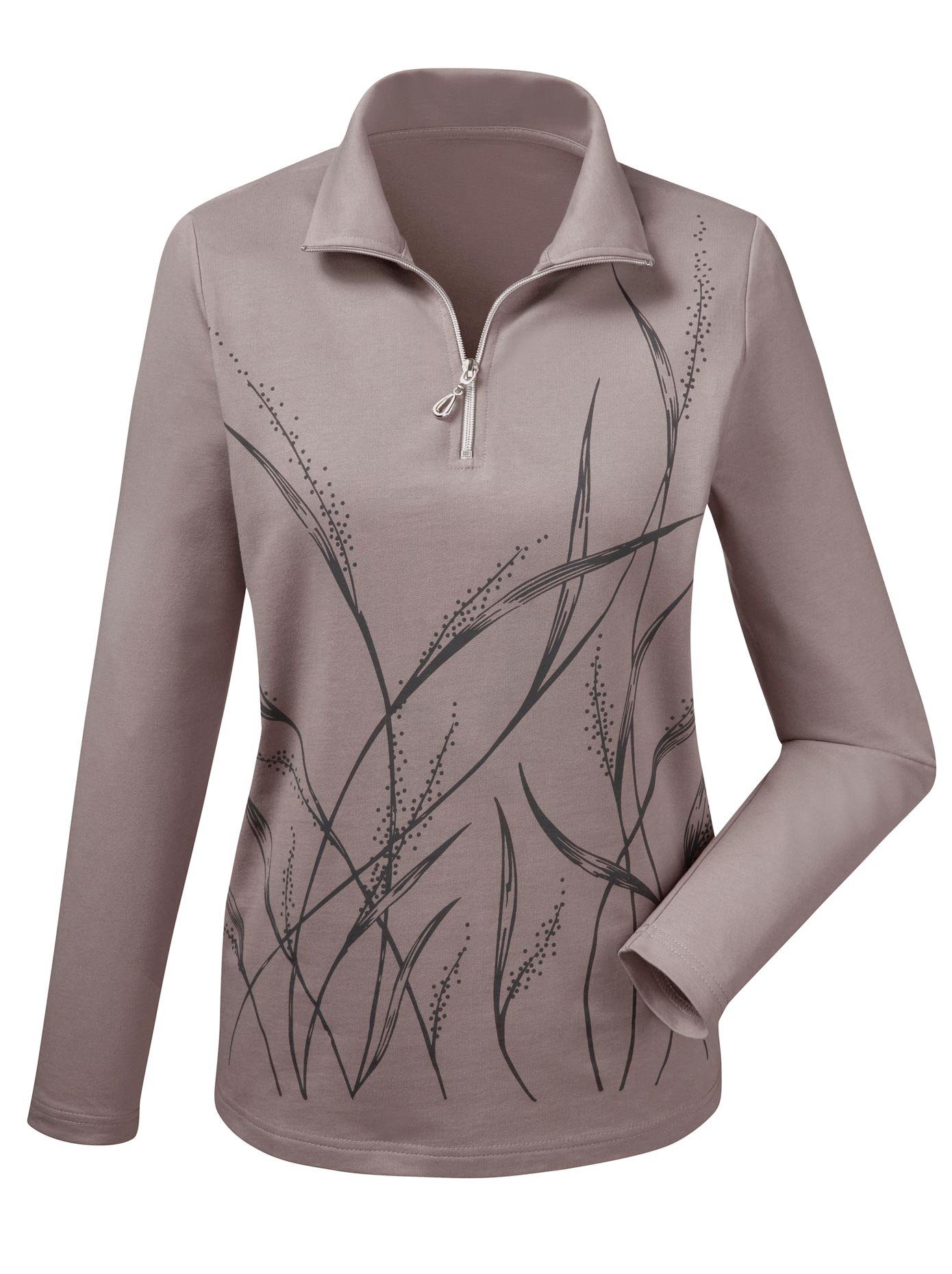Classic Basics Poloshirt met lange mouwen Wintershirt (1-delig)